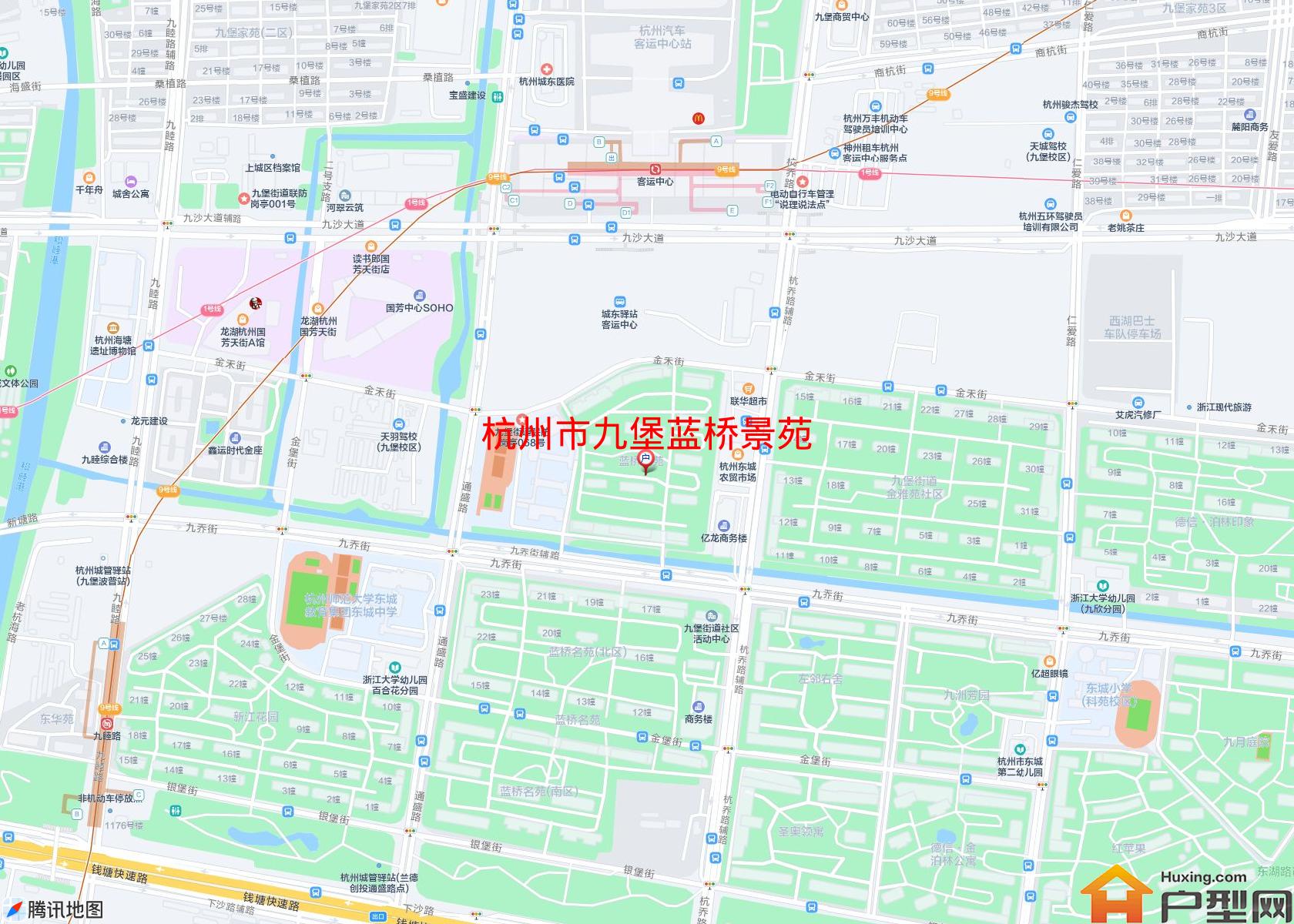 九堡蓝桥景苑小区 - 户型网