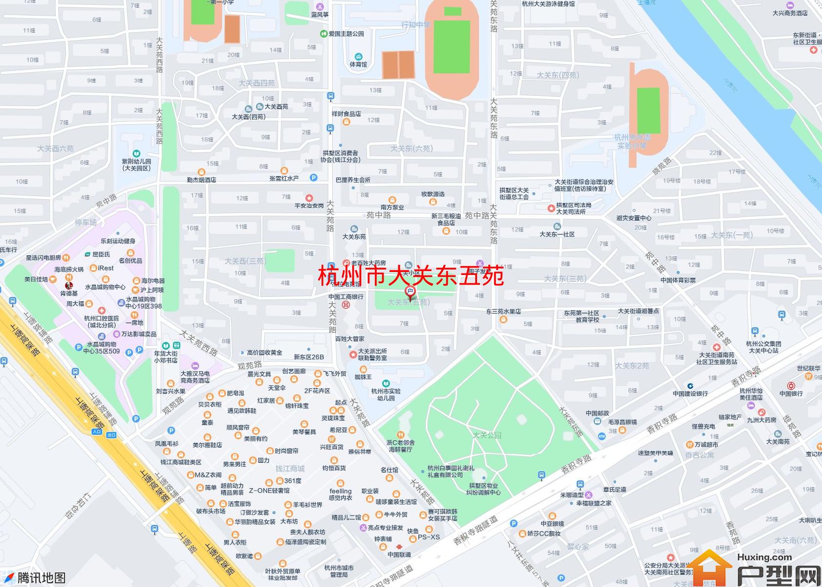 大关东五苑小区 - 户型网