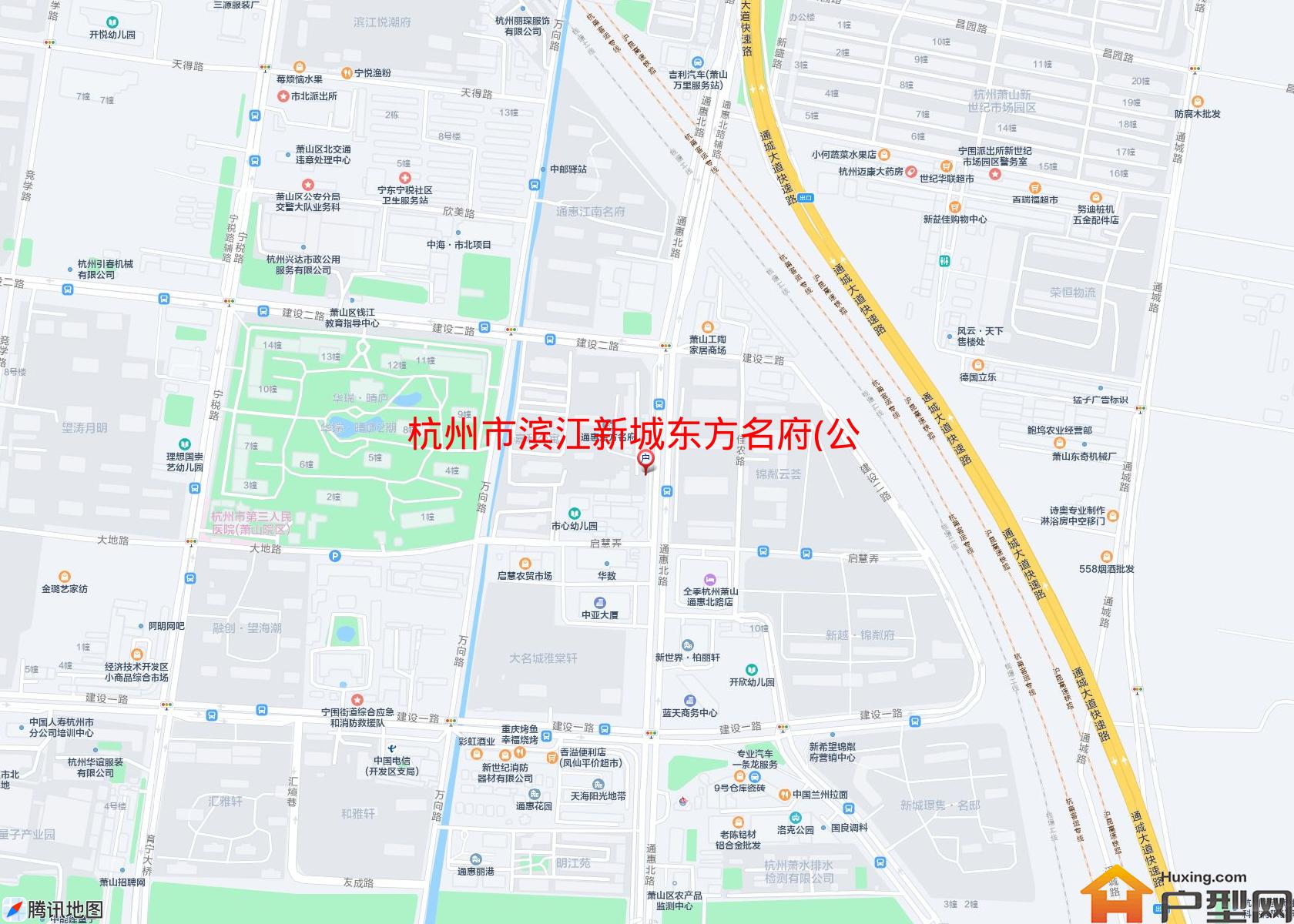滨江新城东方名府(公寓)小区 - 户型网