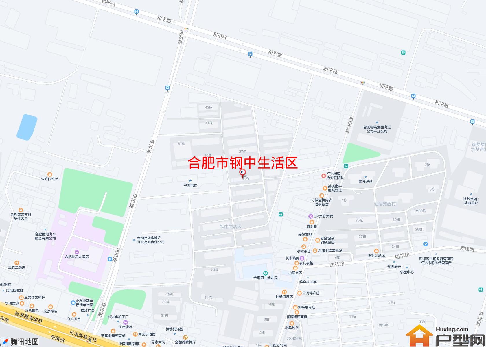 钢中生活区小区 - 户型网