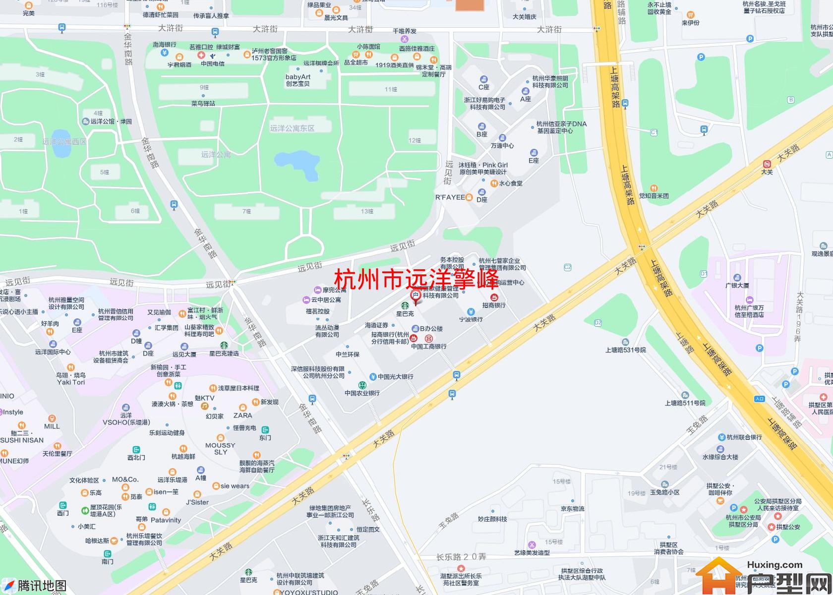 远洋擎峰小区 - 户型网