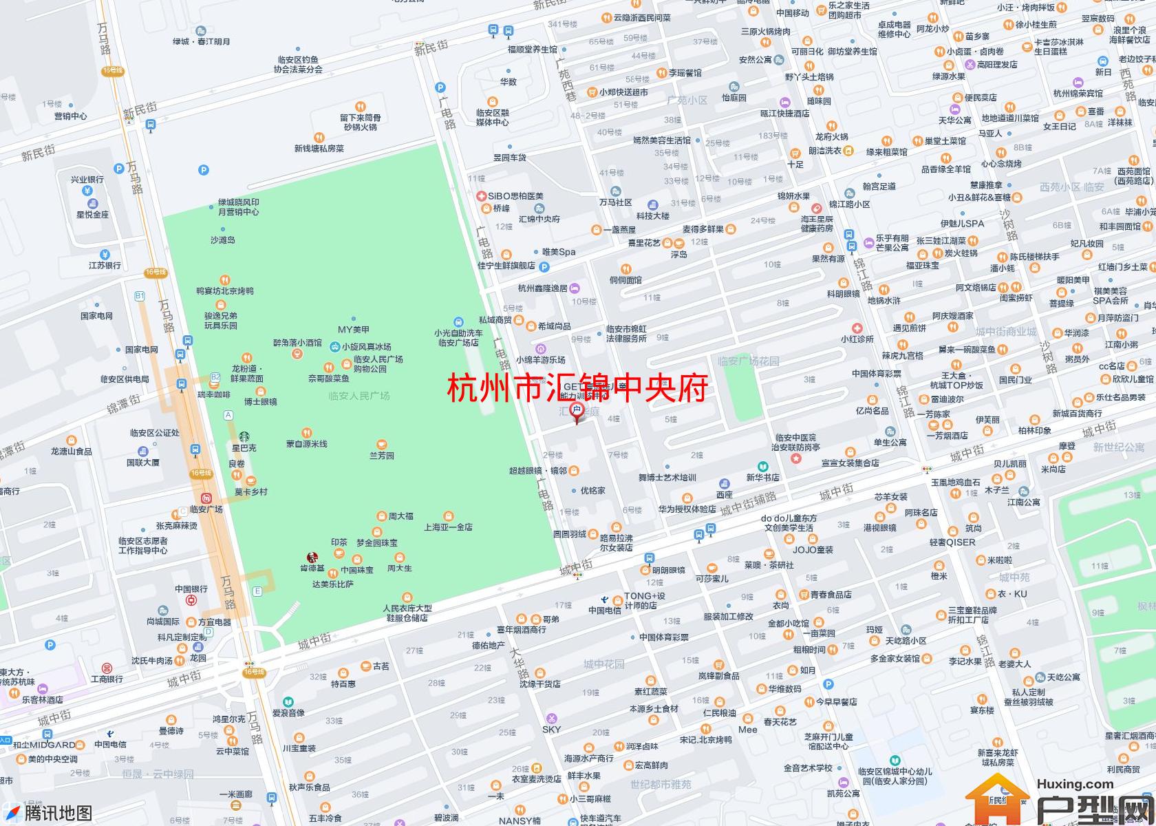 汇锦中央府小区 - 户型网