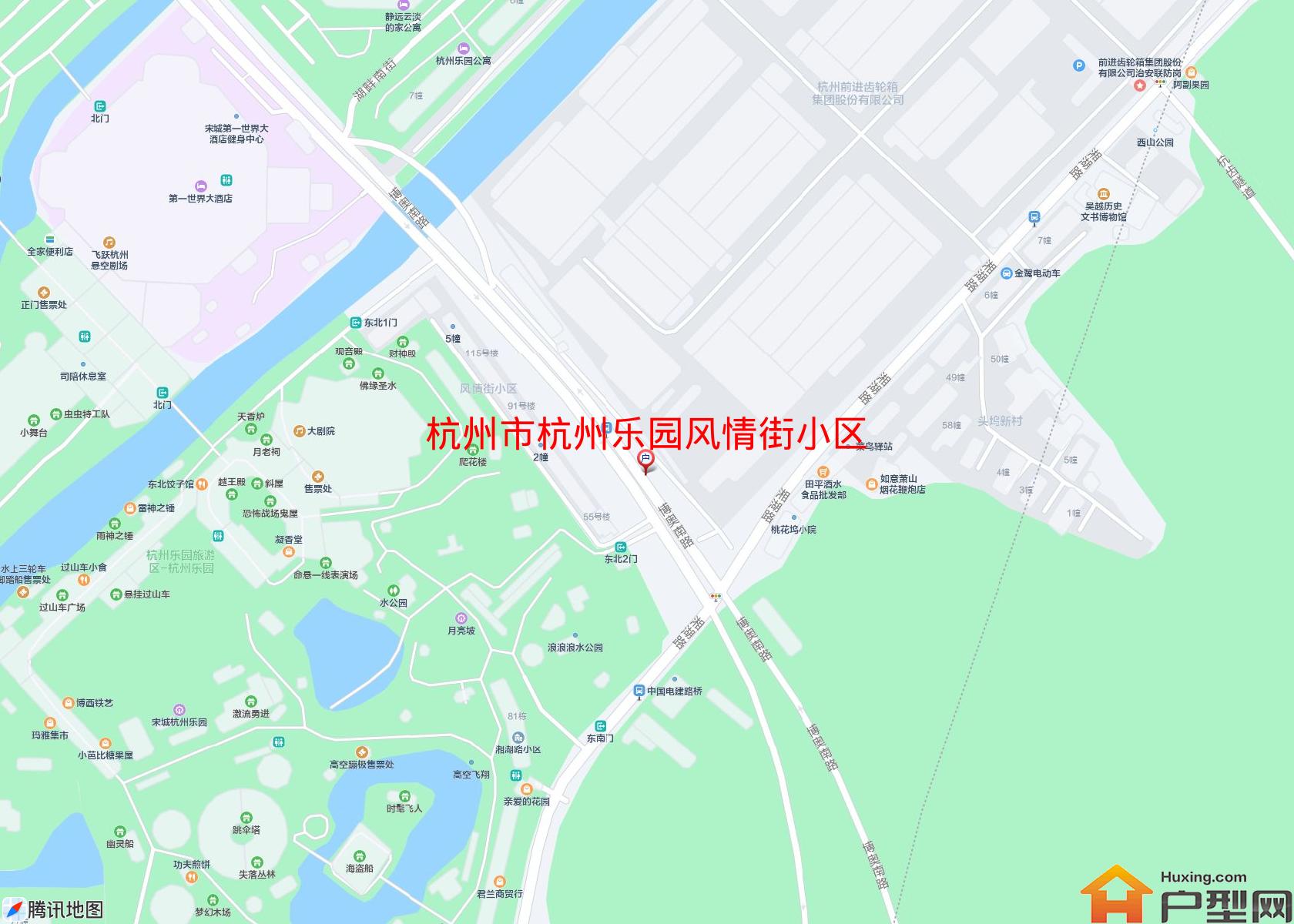 杭州乐园风情街小区小区 - 户型网