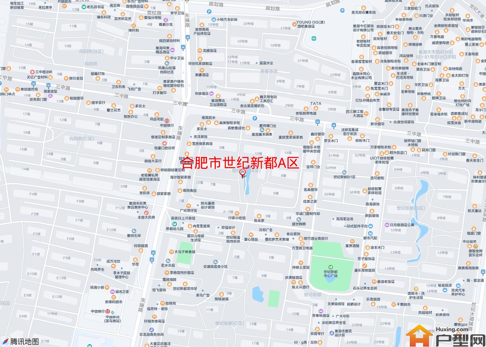 世纪新都A区小区 - 户型网