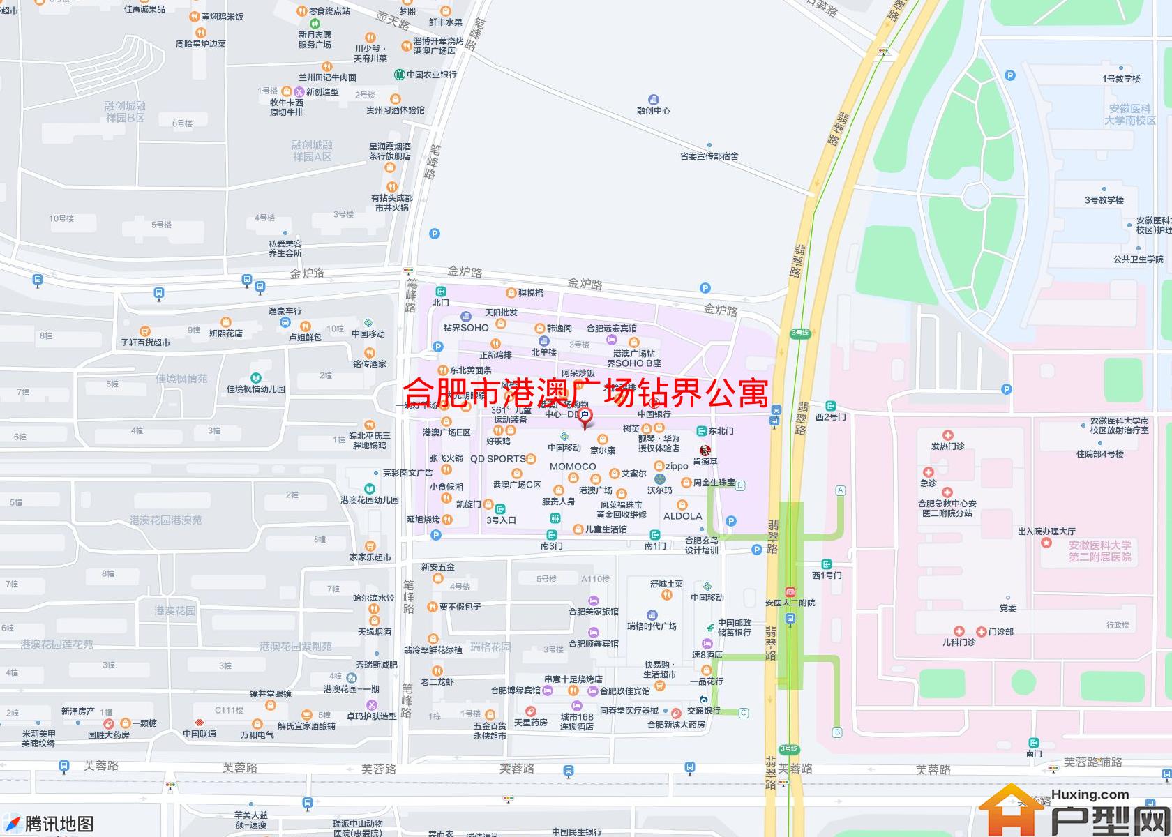 港澳广场钻界公寓小区 - 户型网