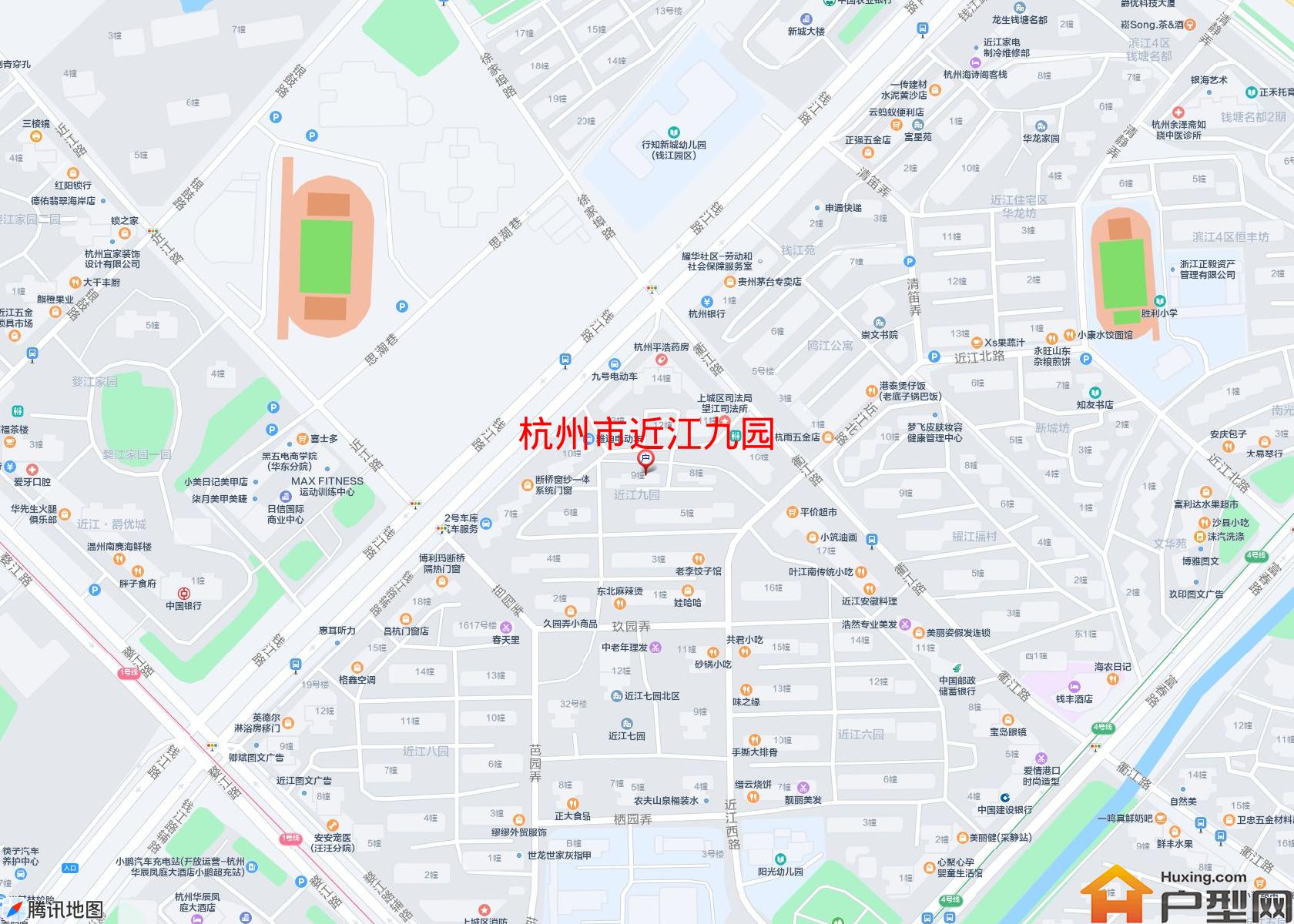 近江九园小区 - 户型网