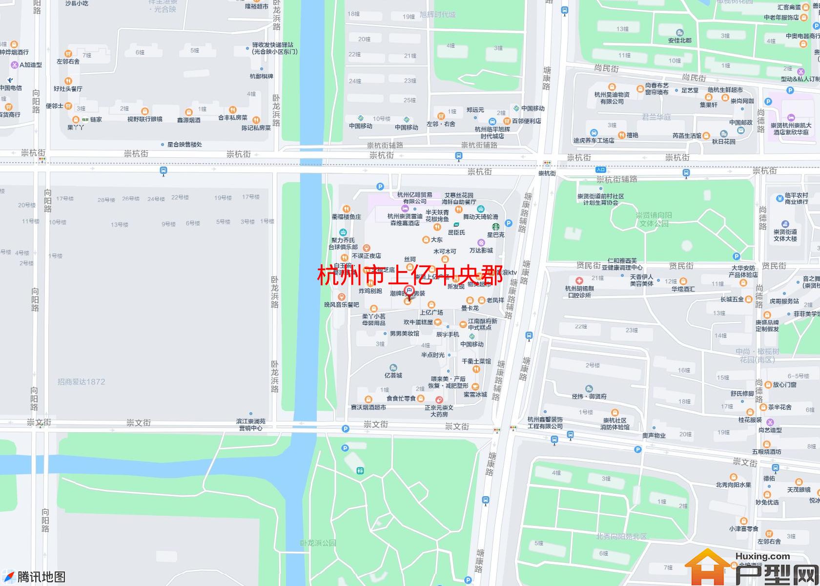 上亿中央郡小区 - 户型网