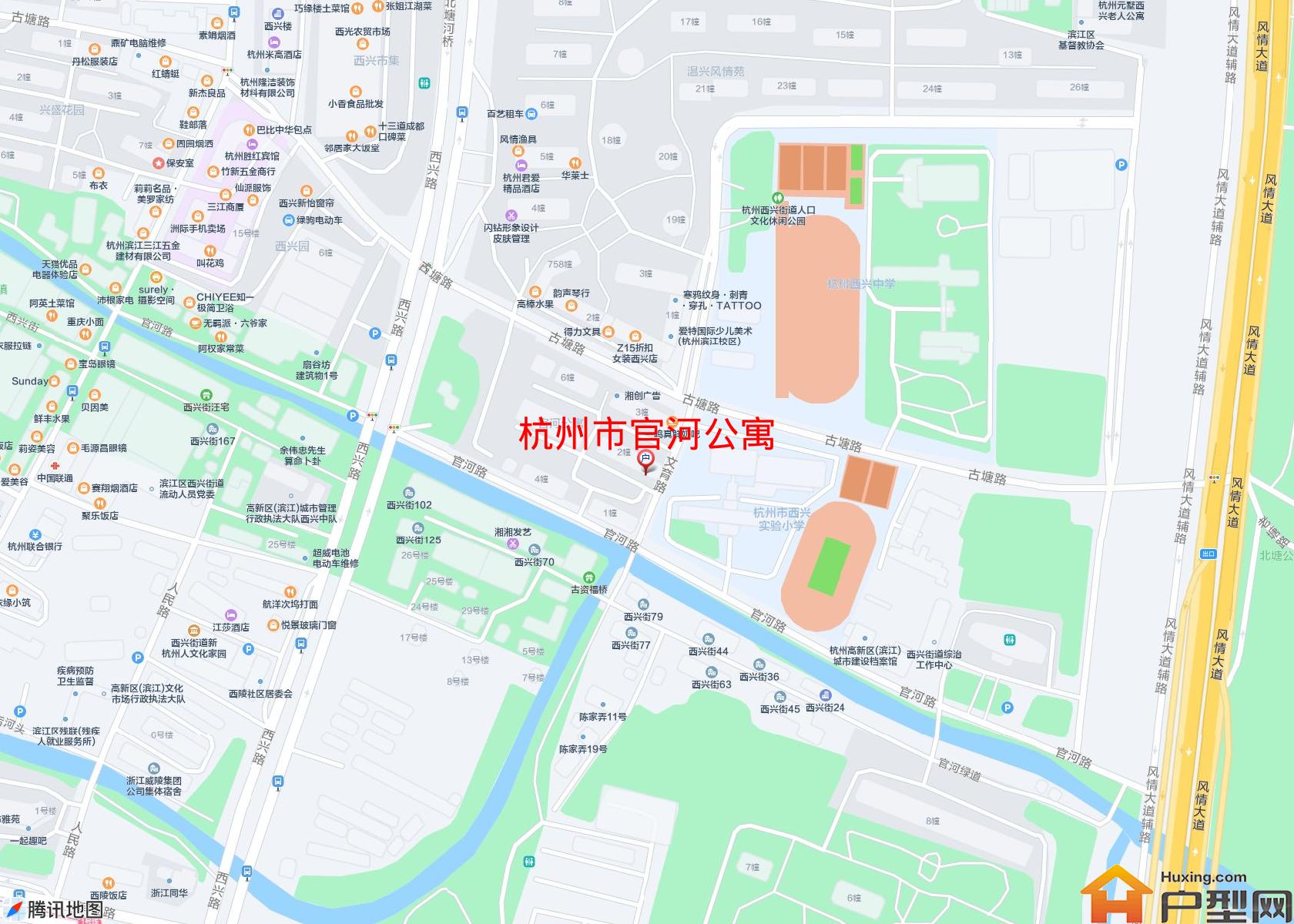 官河公寓小区 - 户型网