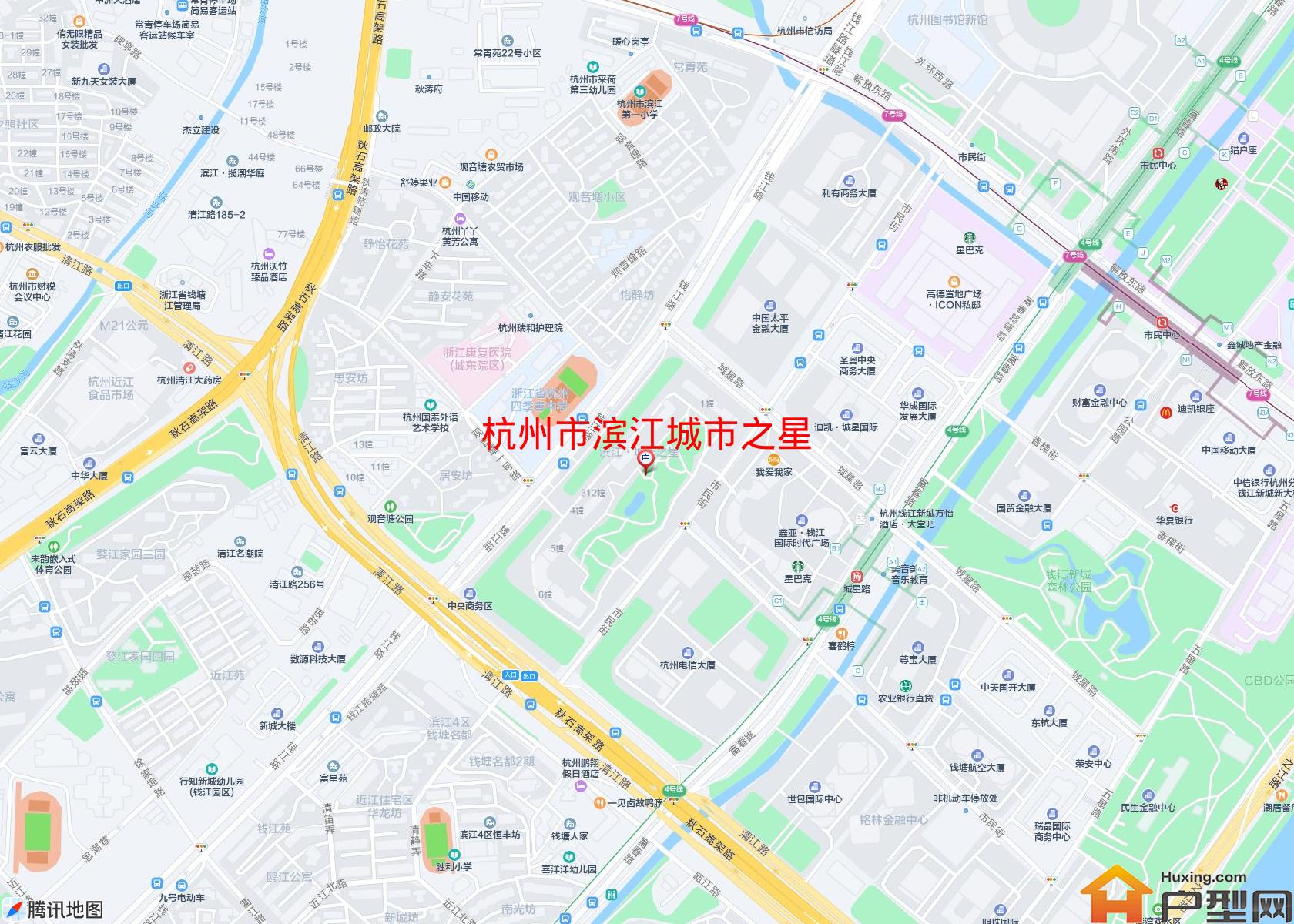 滨江城市之星小区 - 户型网