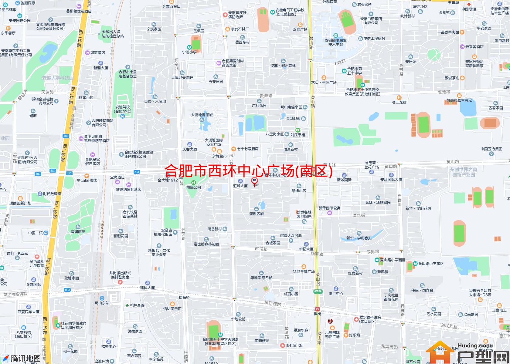 西环中心广场(南区)小区 - 户型网