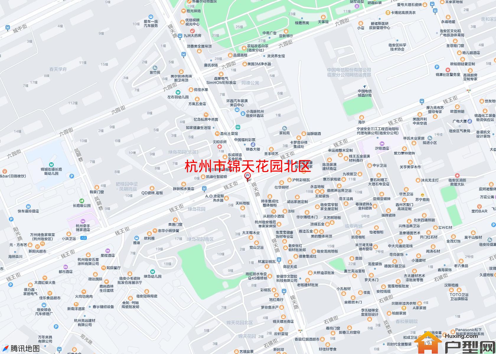 锦天花园北区小区 - 户型网