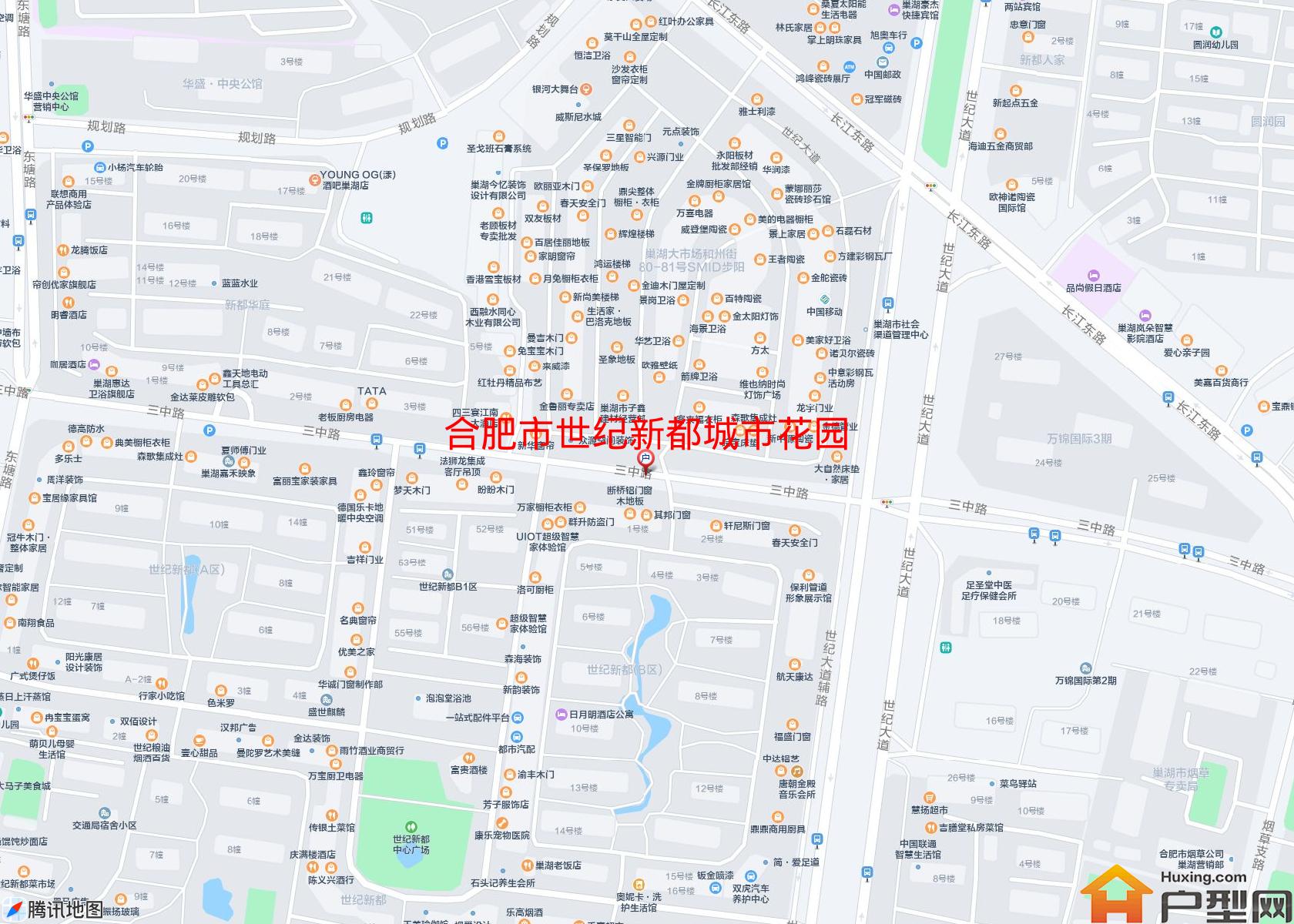 世纪新都城市花园小区 - 户型网