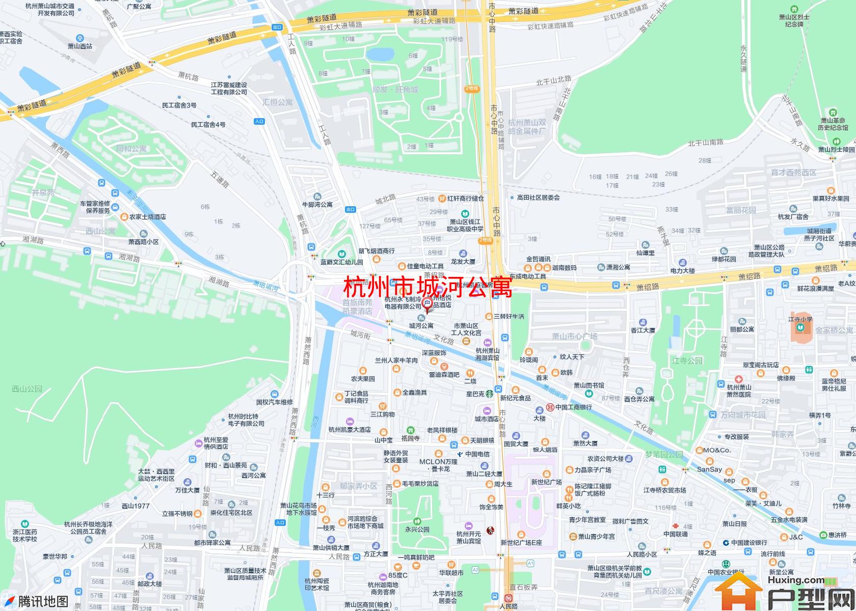 城河公寓小区 - 户型网