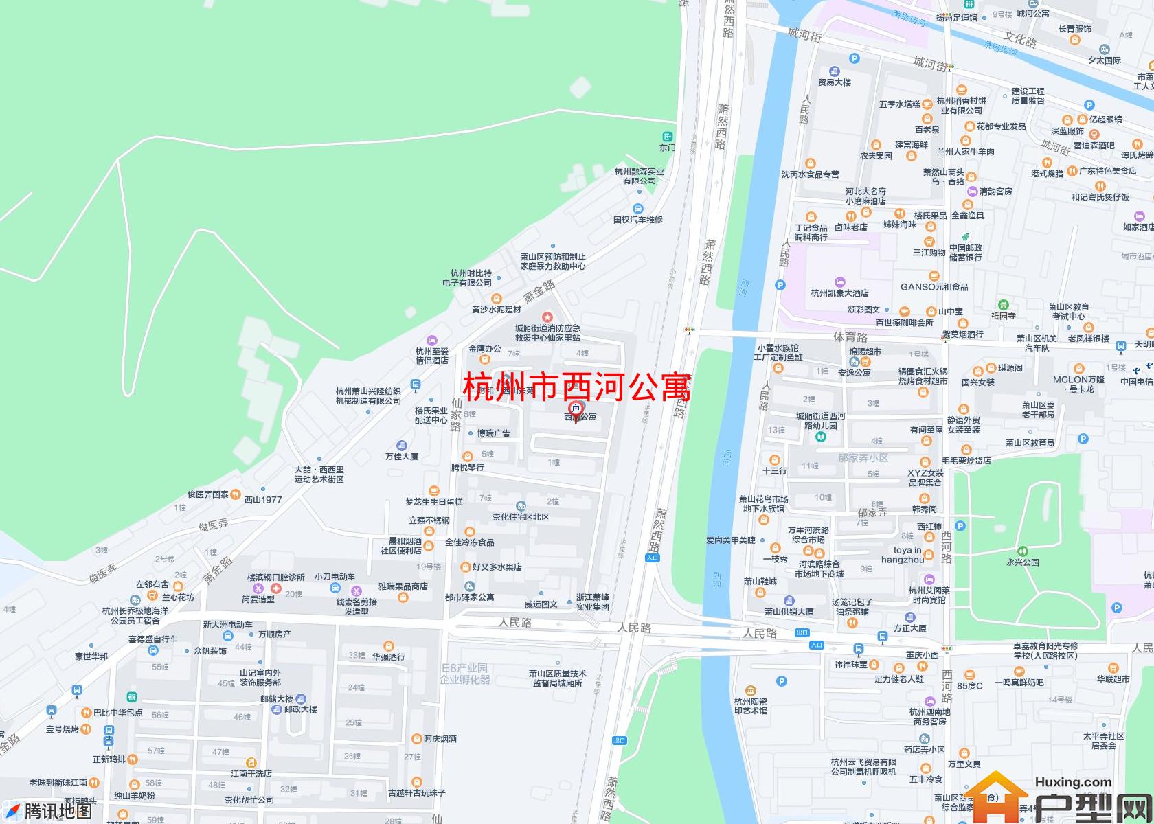 西河公寓小区 - 户型网