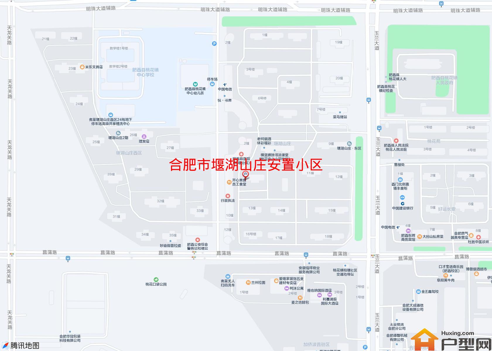 堰湖山庄安置小区小区 - 户型网
