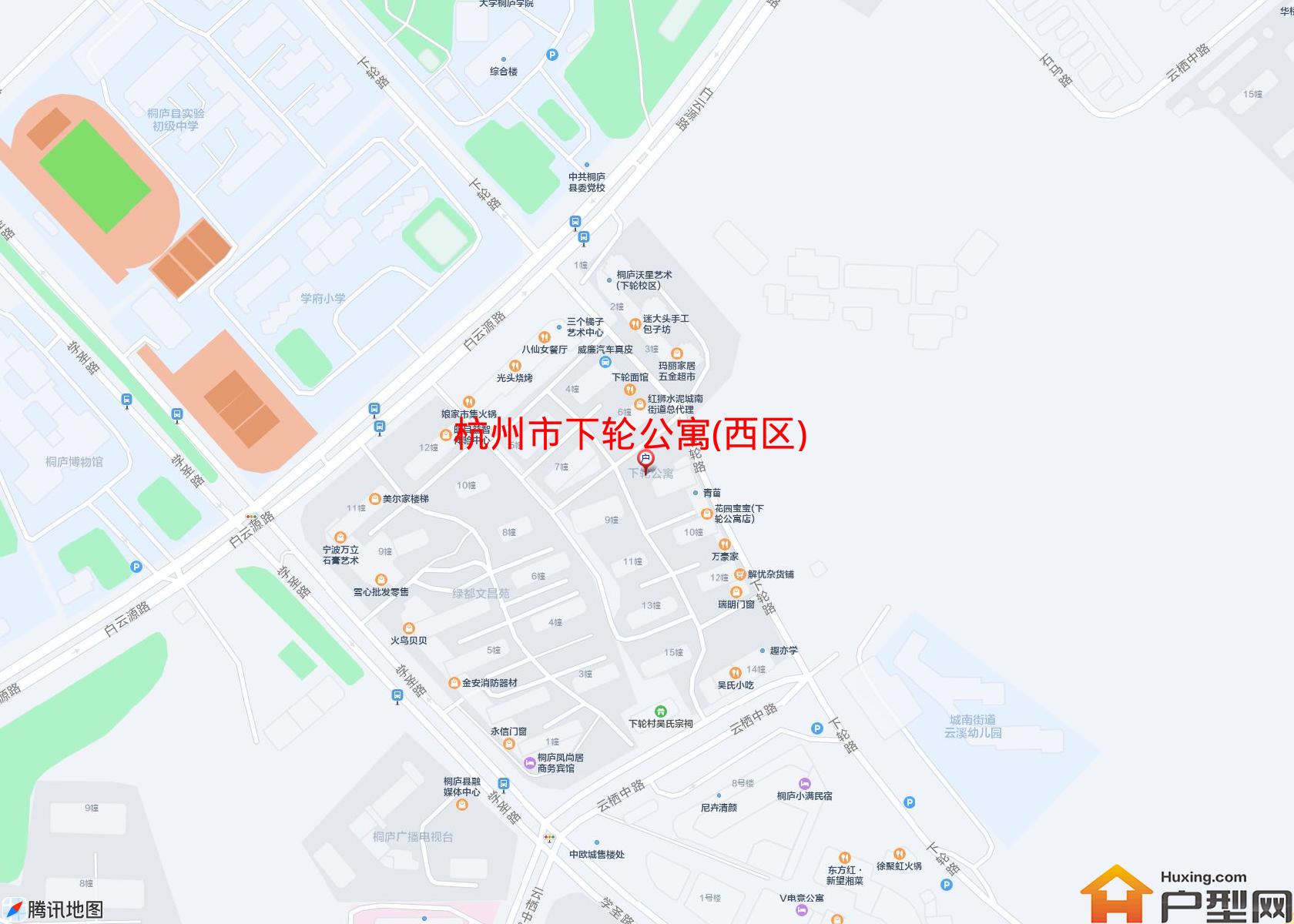 下轮公寓(西区)小区 - 户型网