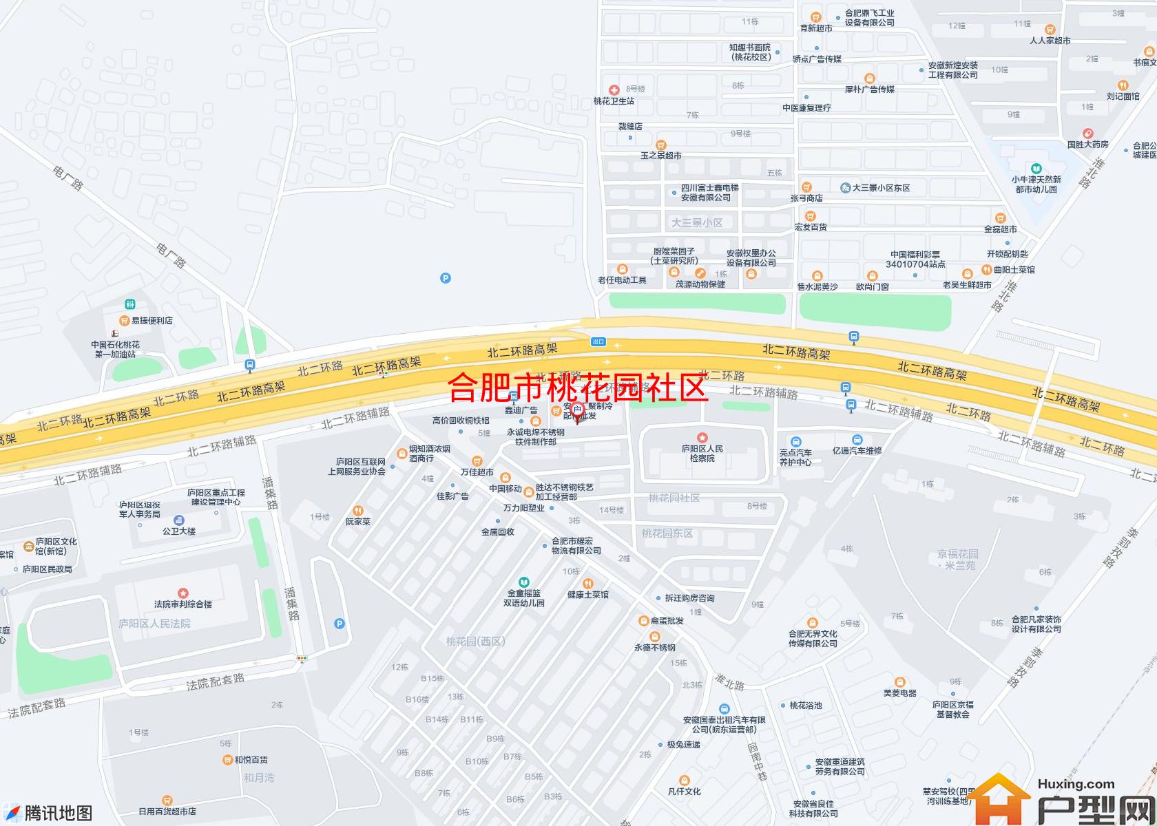 桃花园社区小区 - 户型网