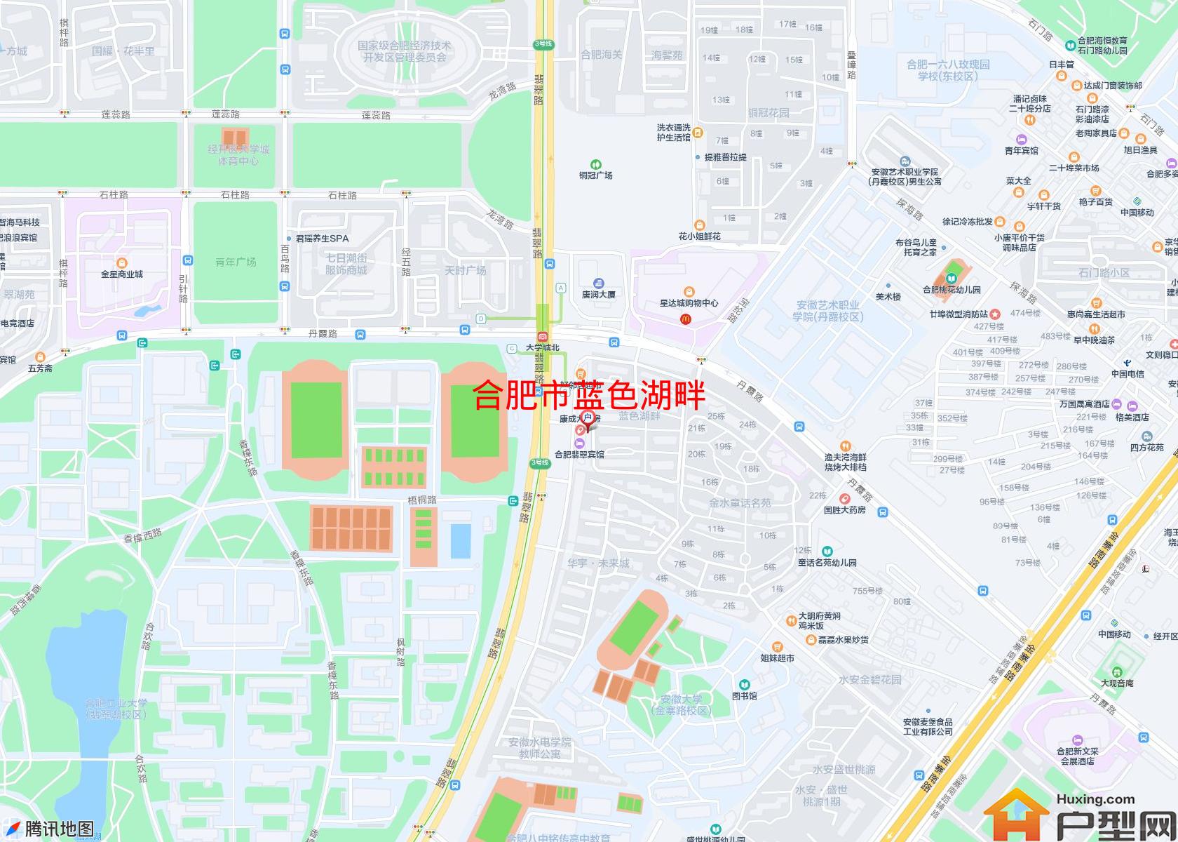 蓝色湖畔小区 - 户型网
