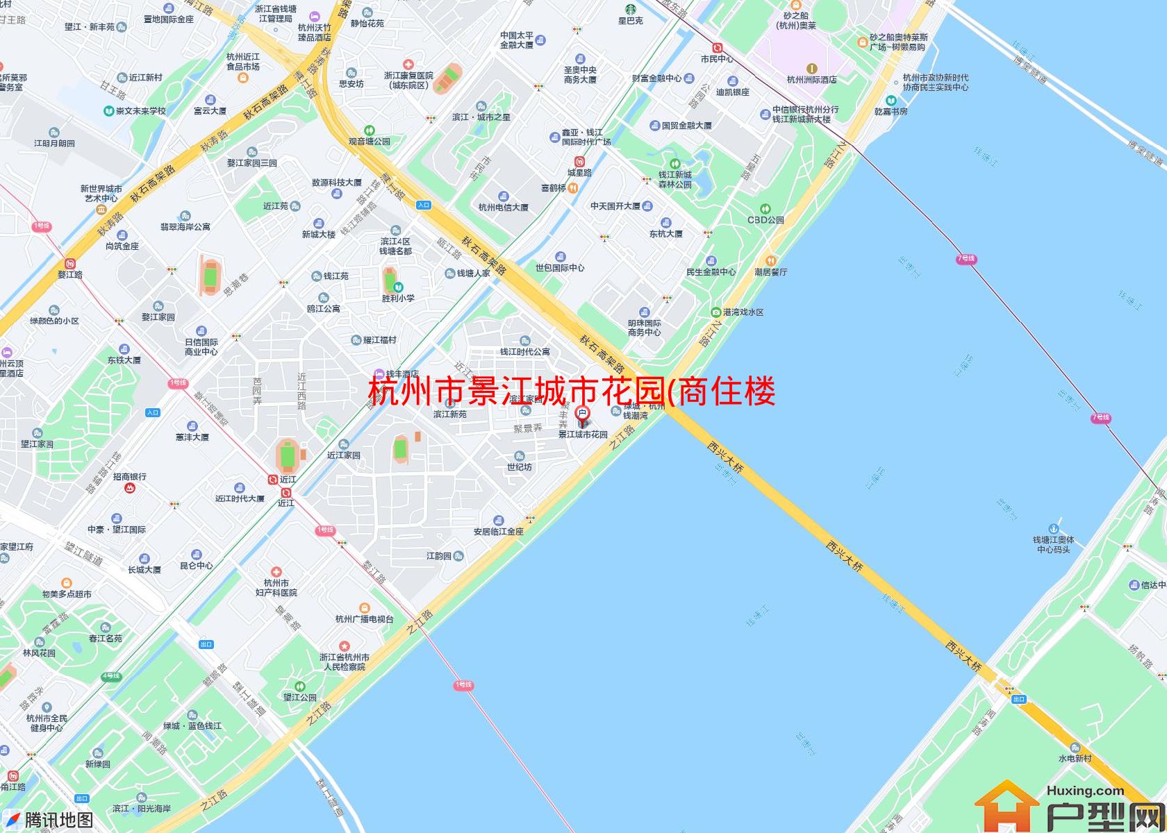 景江城市花园(商住楼)小区 - 户型网