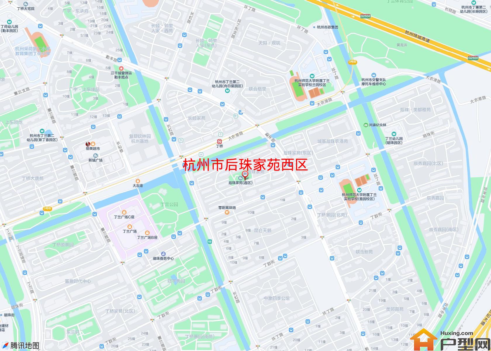 后珠家苑西区小区 - 户型网