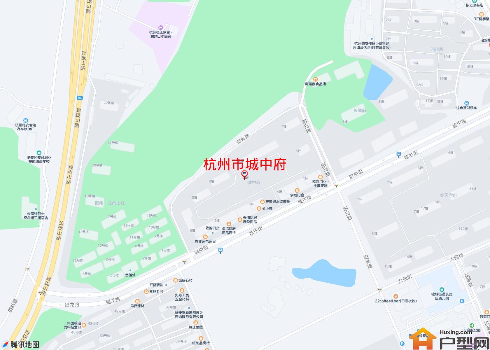 城中府小区 - 户型网