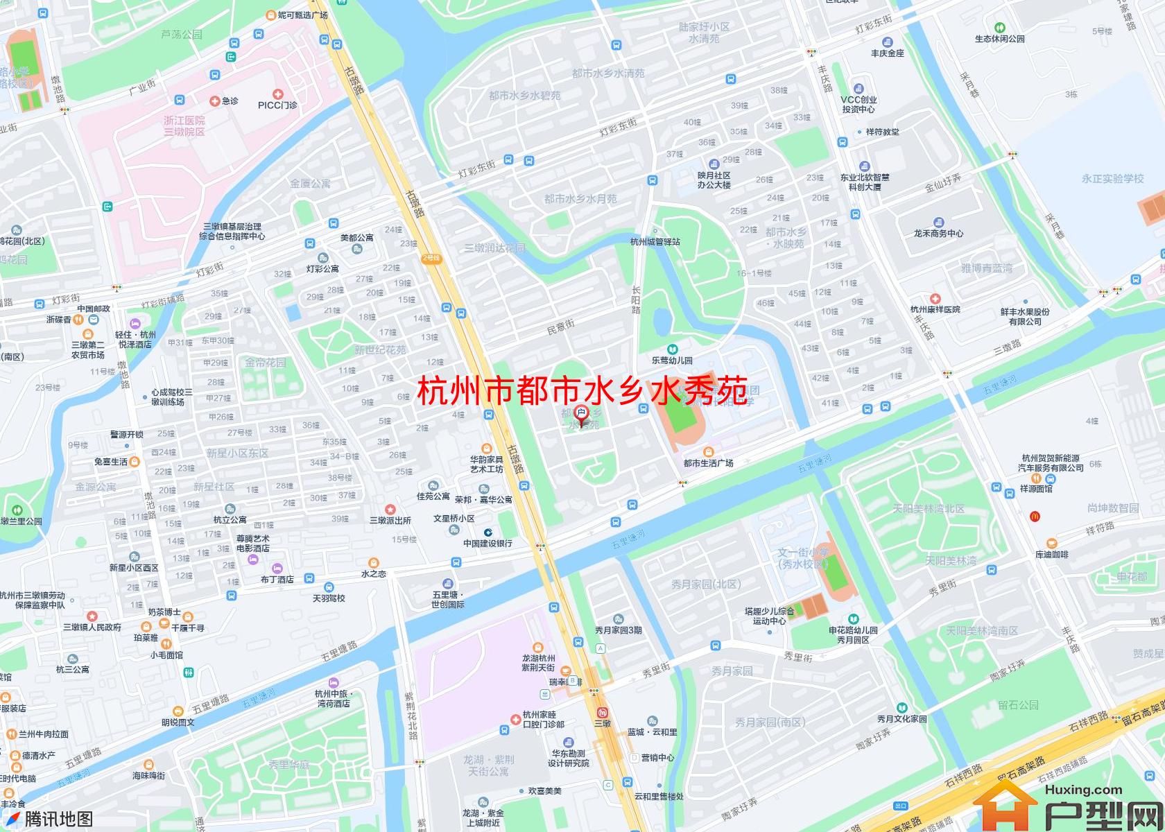 都市水乡水秀苑小区 - 户型网