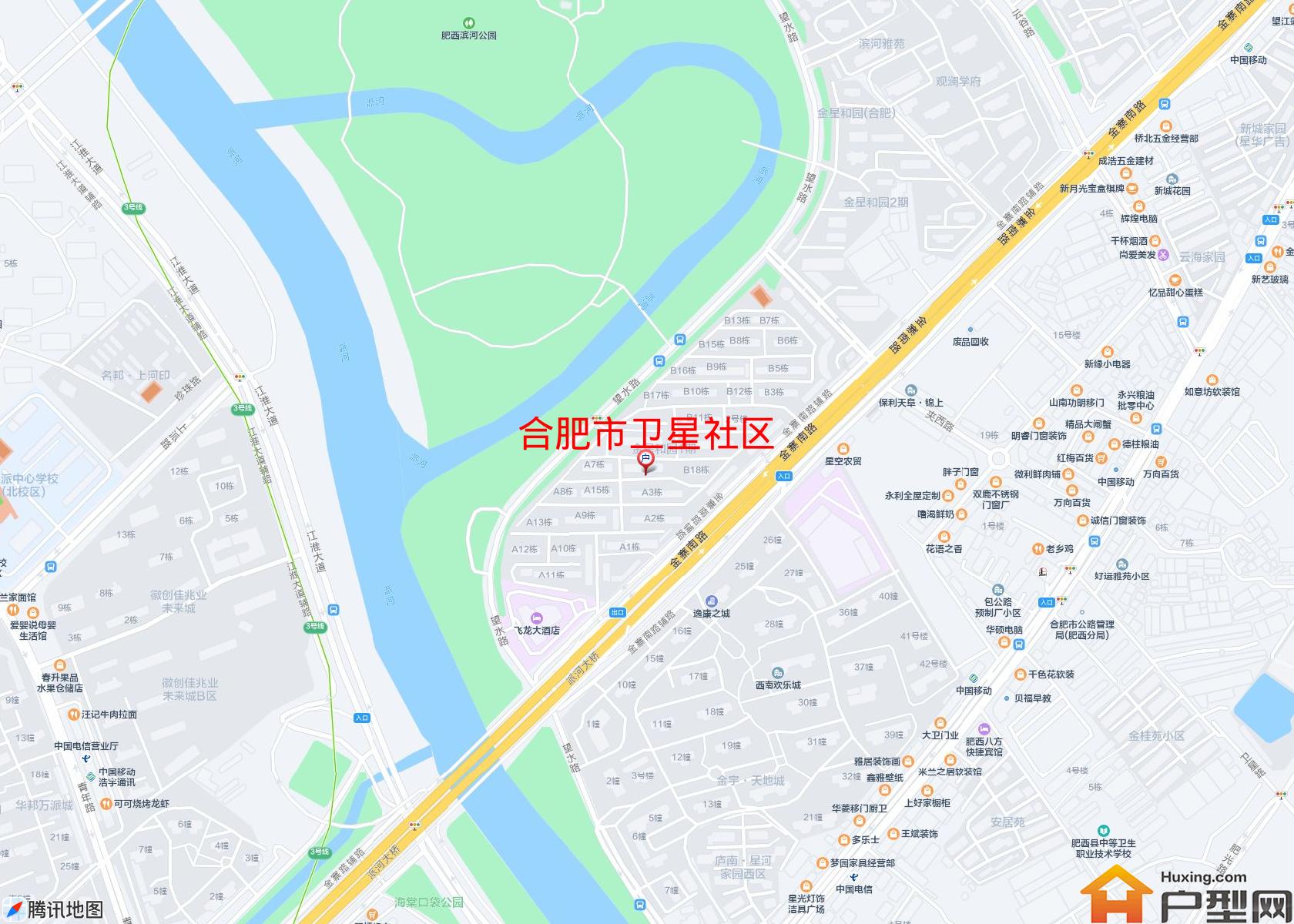 卫星社区小区 - 户型网