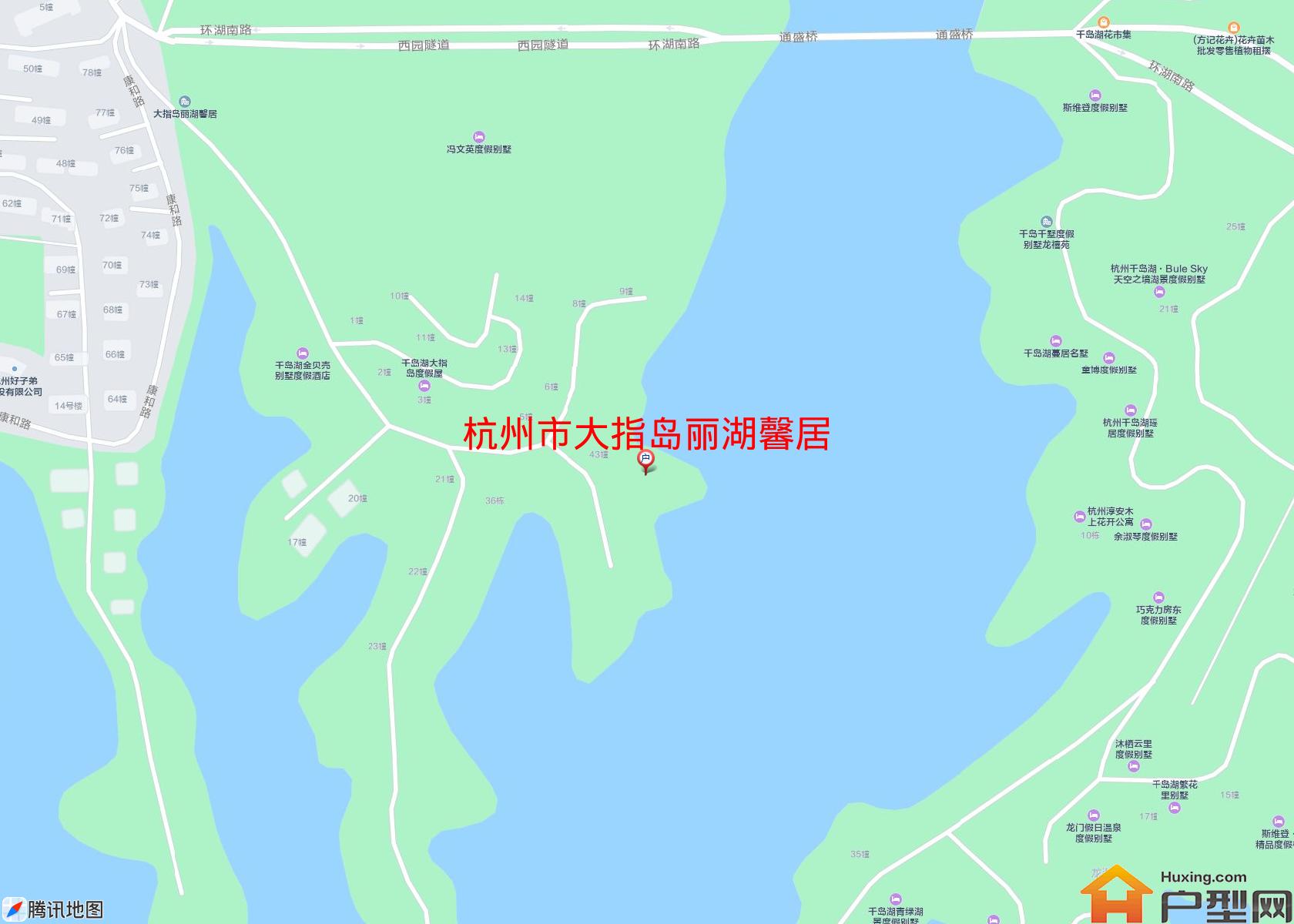 大指岛丽湖馨居小区 - 户型网