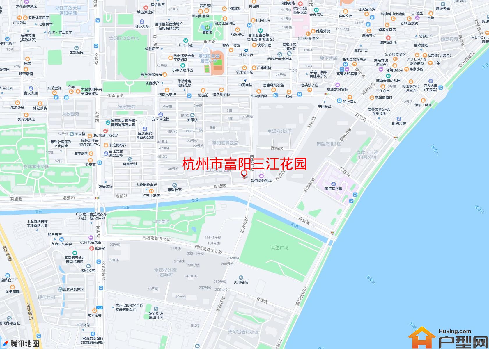 富阳三江花园小区 - 户型网