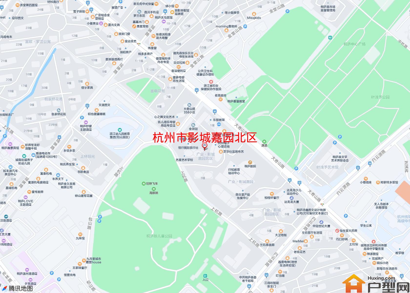 影城嘉园北区小区 - 户型网