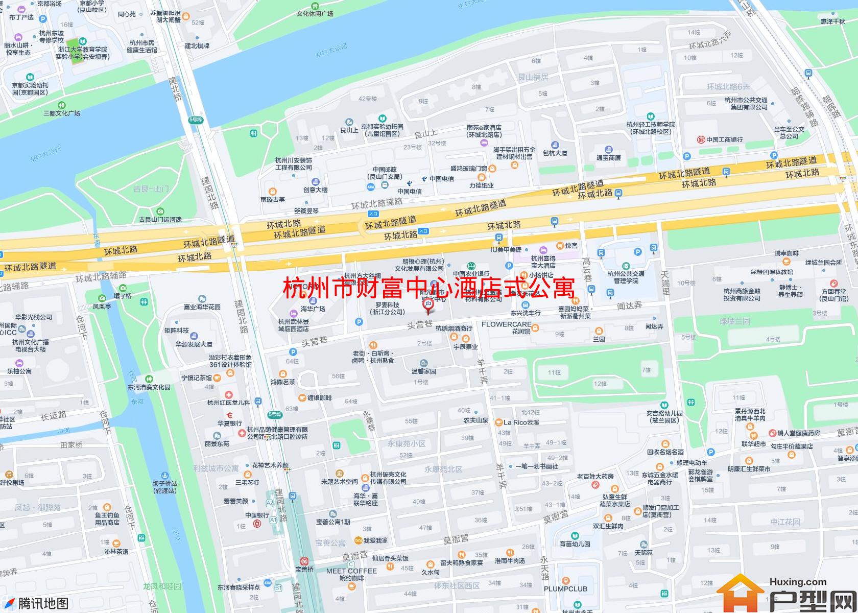 财富中心酒店式公寓小区 - 户型网