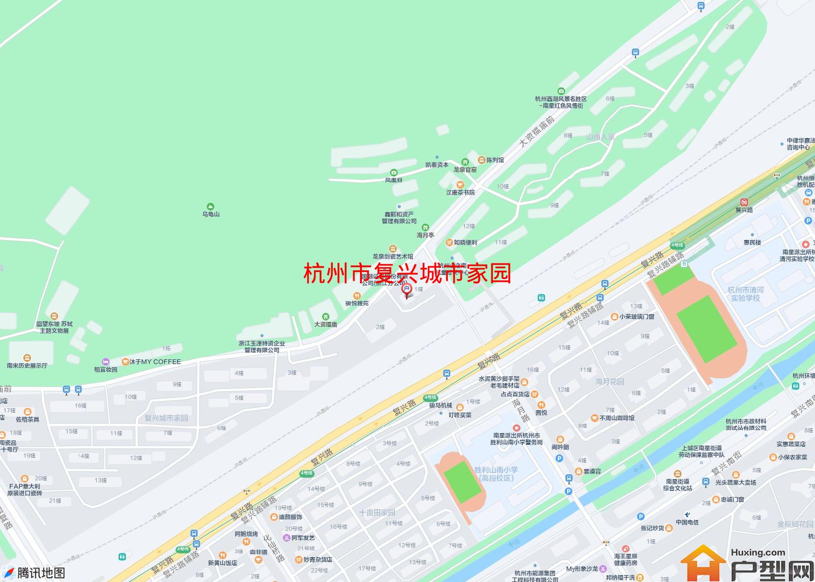 复兴城市家园小区 - 户型网