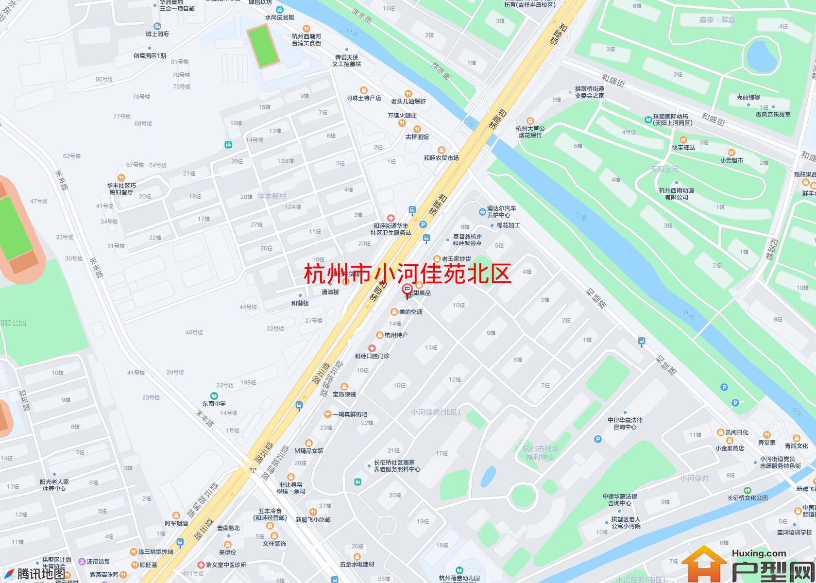 小河佳苑北区小区 - 户型网