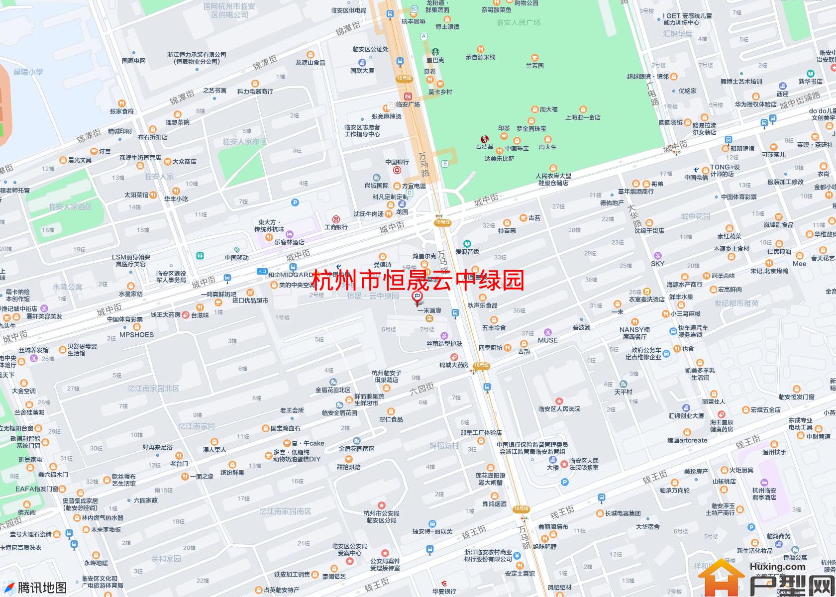 恒晟云中绿园小区 - 户型网