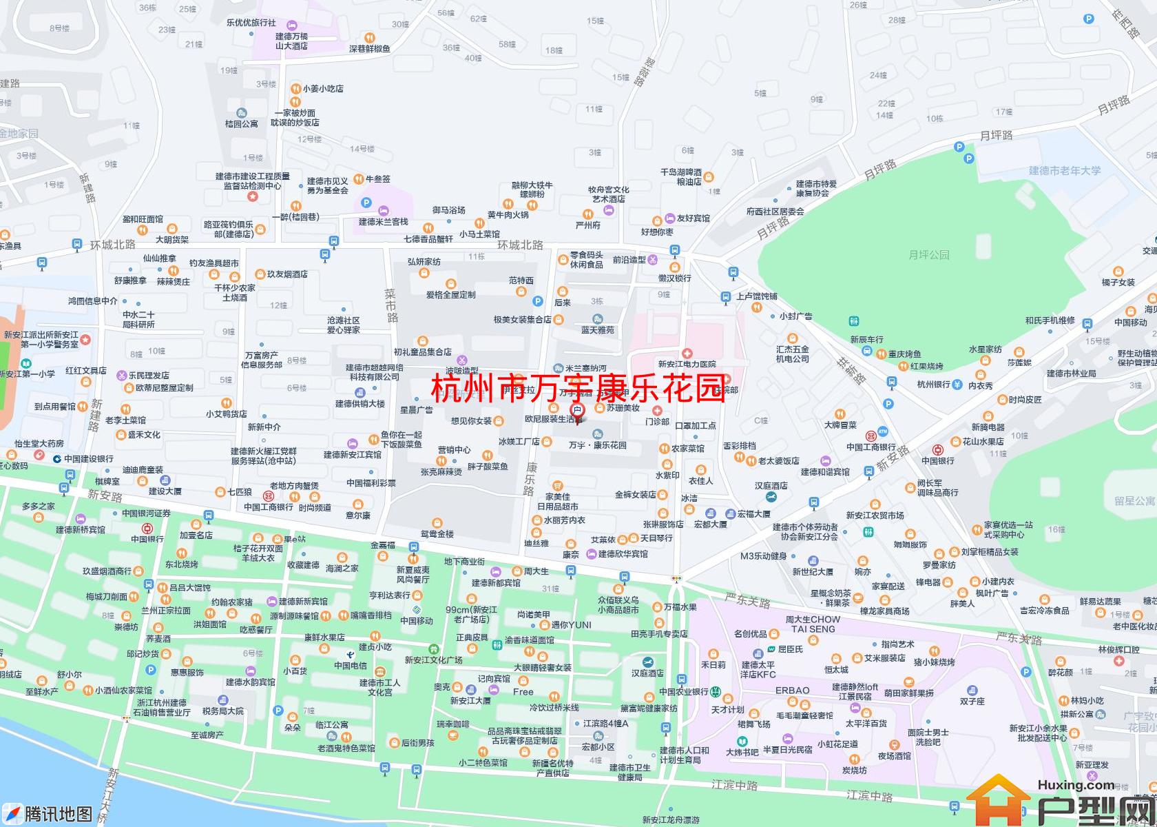 万宇康乐花园小区 - 户型网