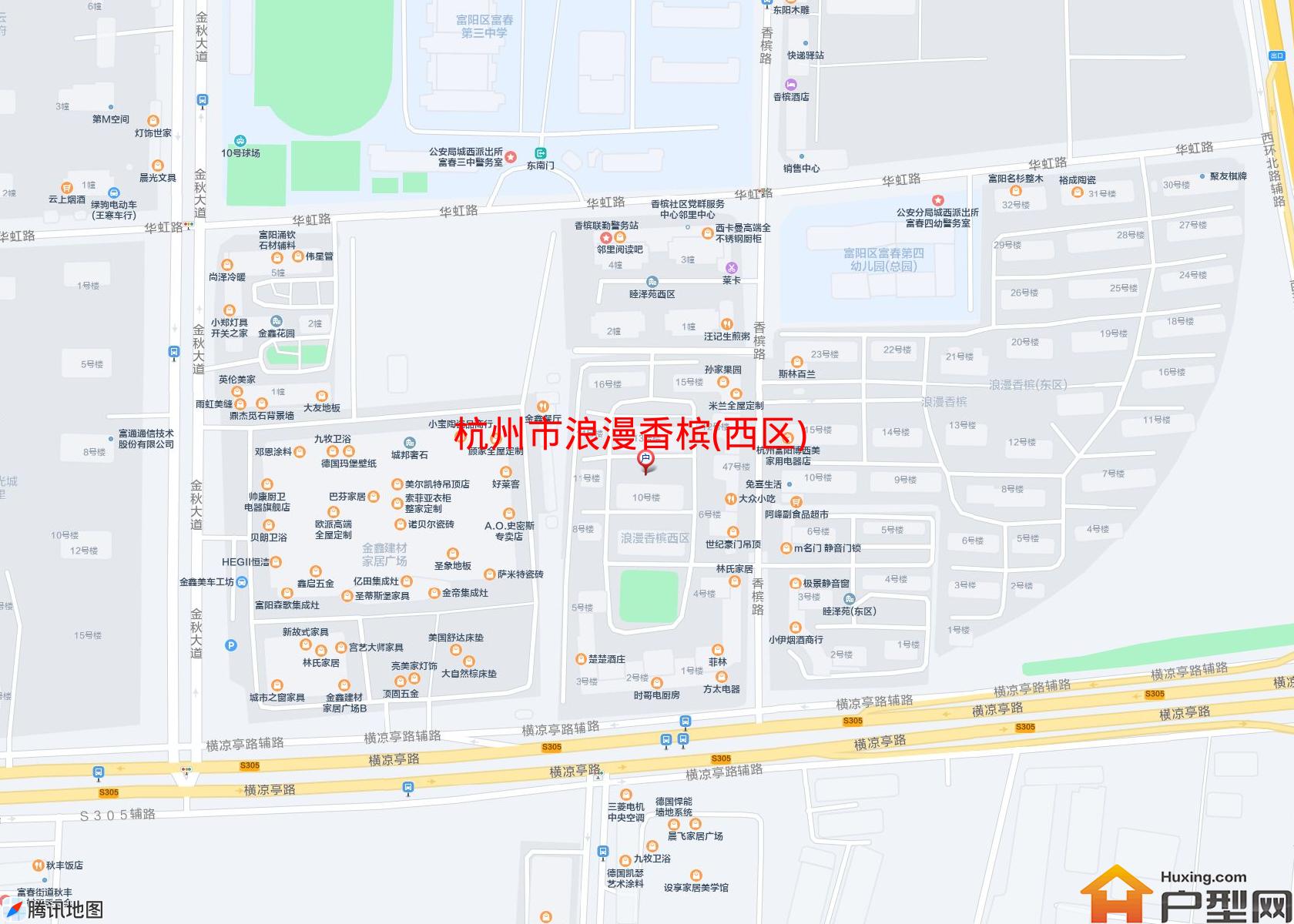 浪漫香槟(西区)小区 - 户型网