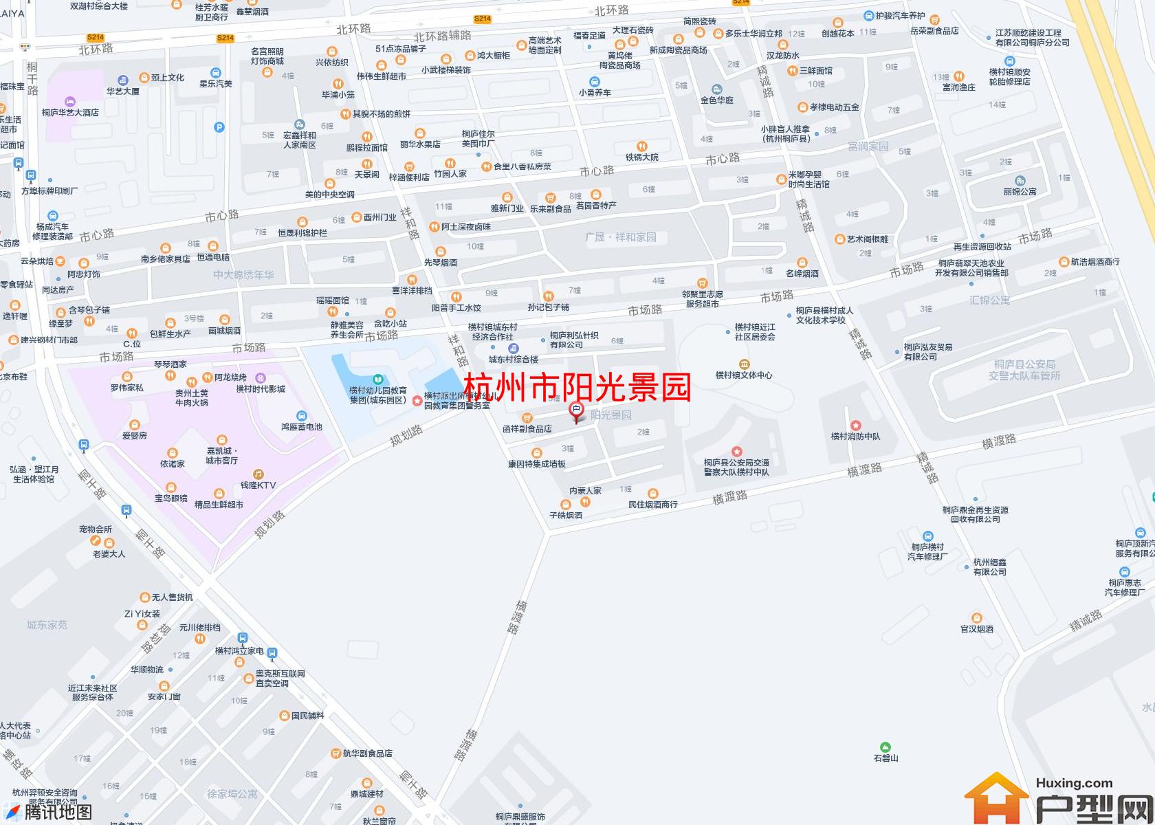 阳光景园小区 - 户型网