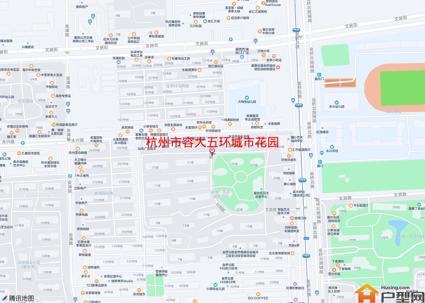 容大五环城市花园小区 - 户型网