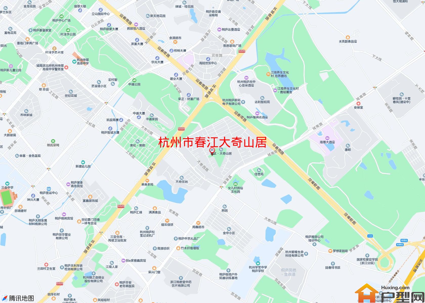 春江大奇山居小区 - 户型网