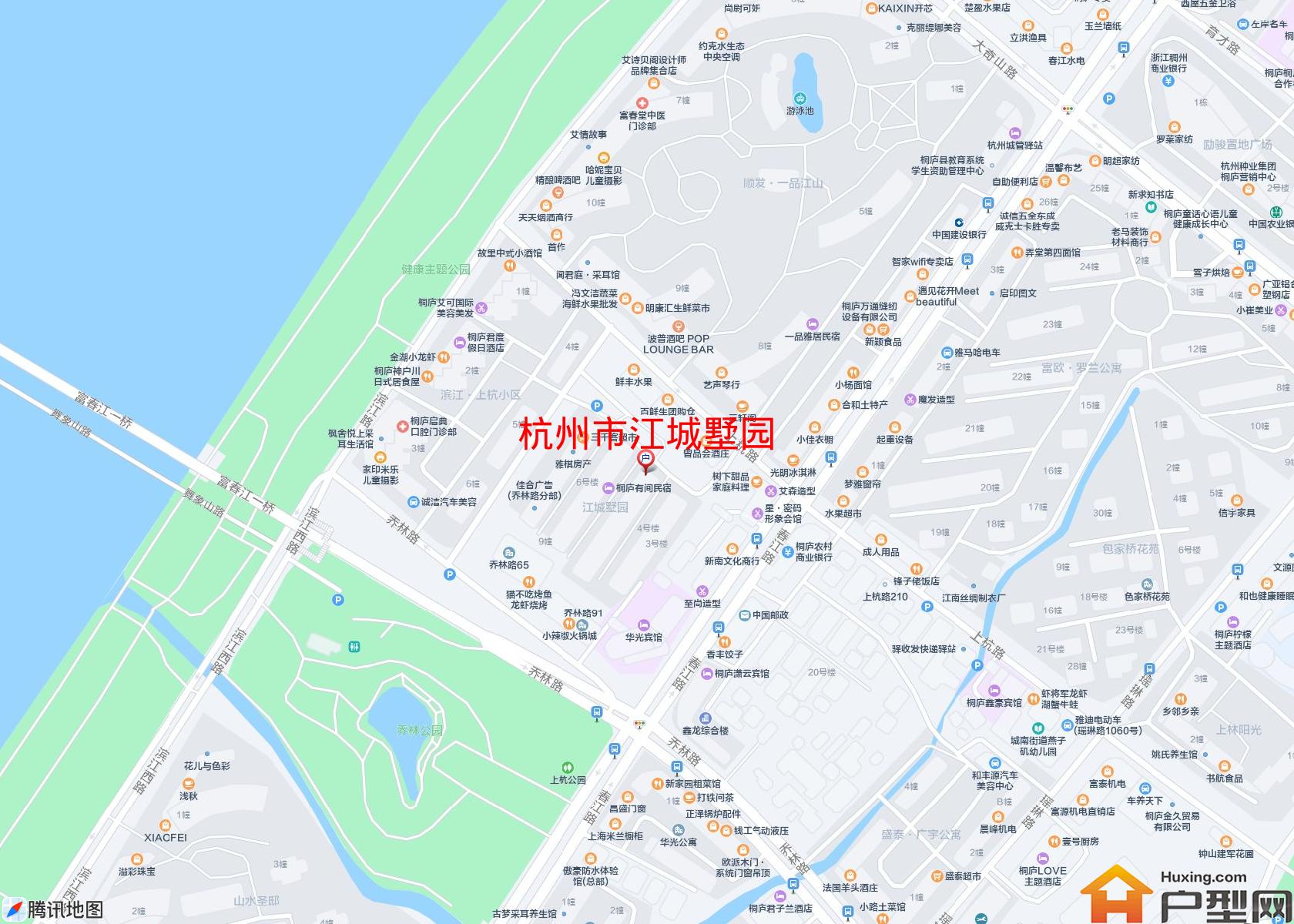 江城墅园小区 - 户型网