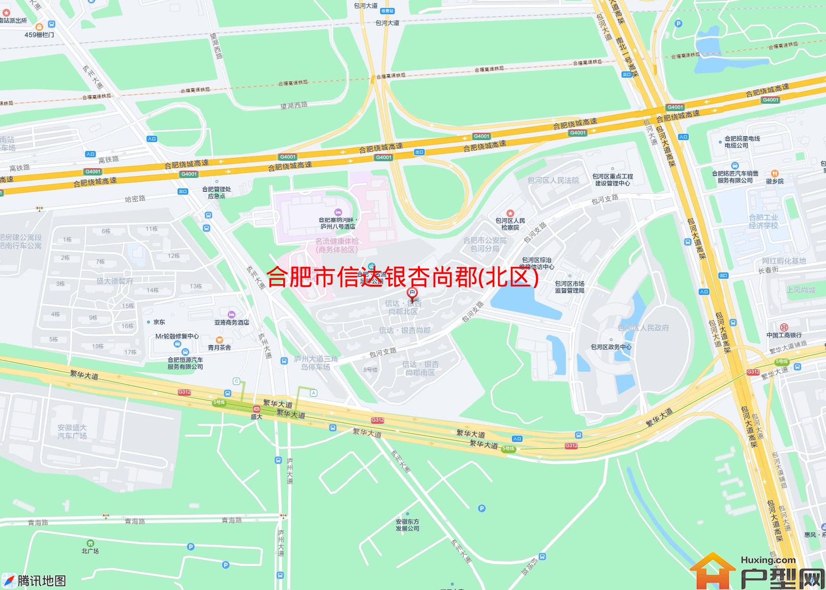 信达银杏尚郡(北区)小区 - 户型网