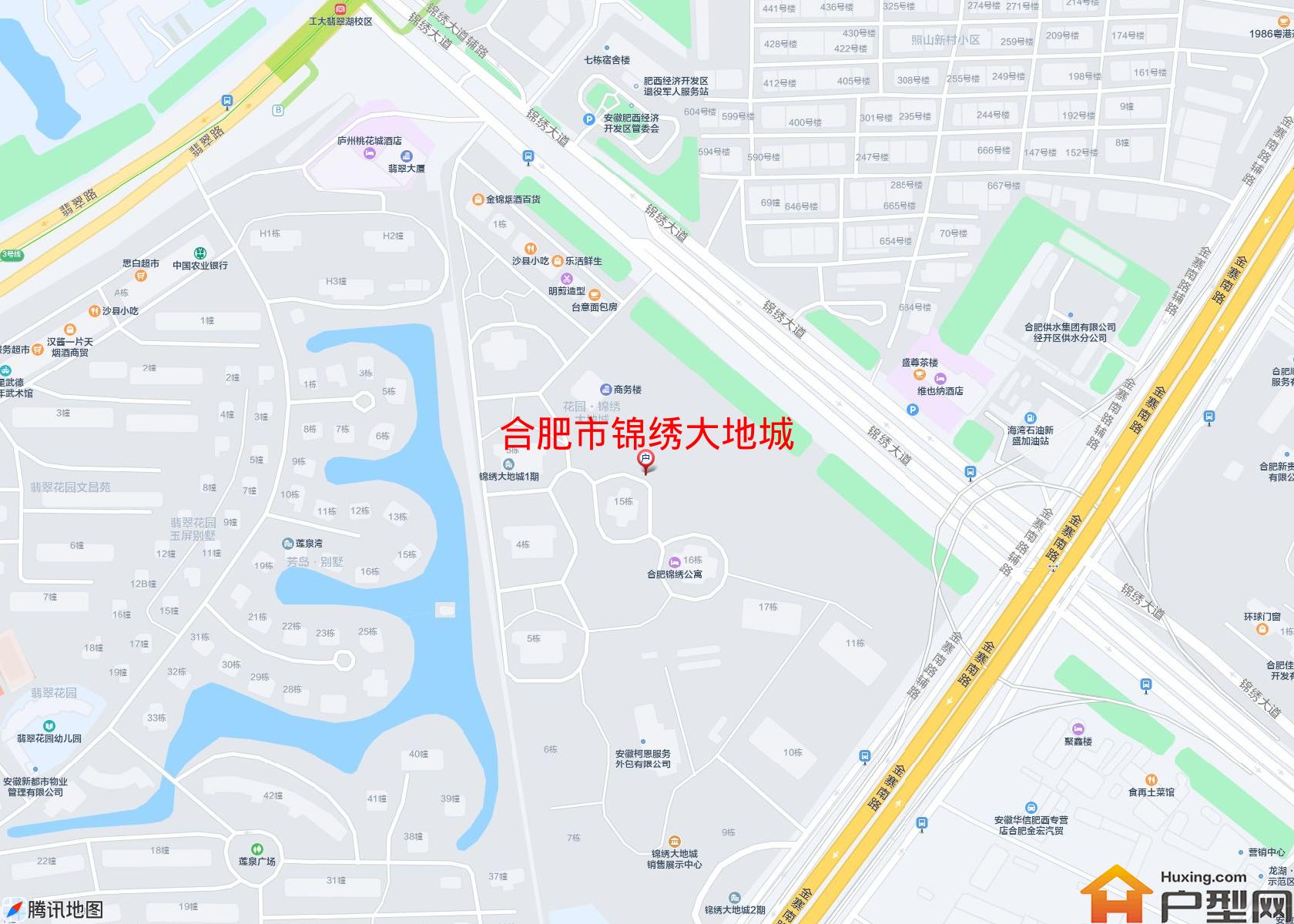 锦绣大地城小区 - 户型网