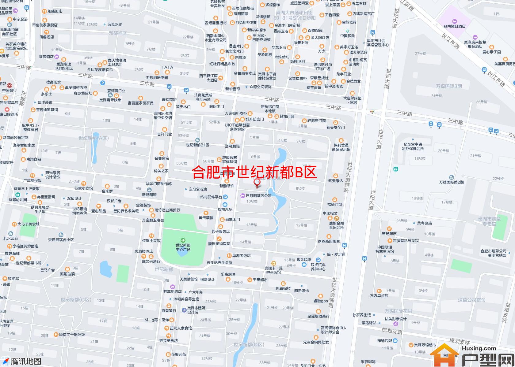 世纪新都B区小区 - 户型网
