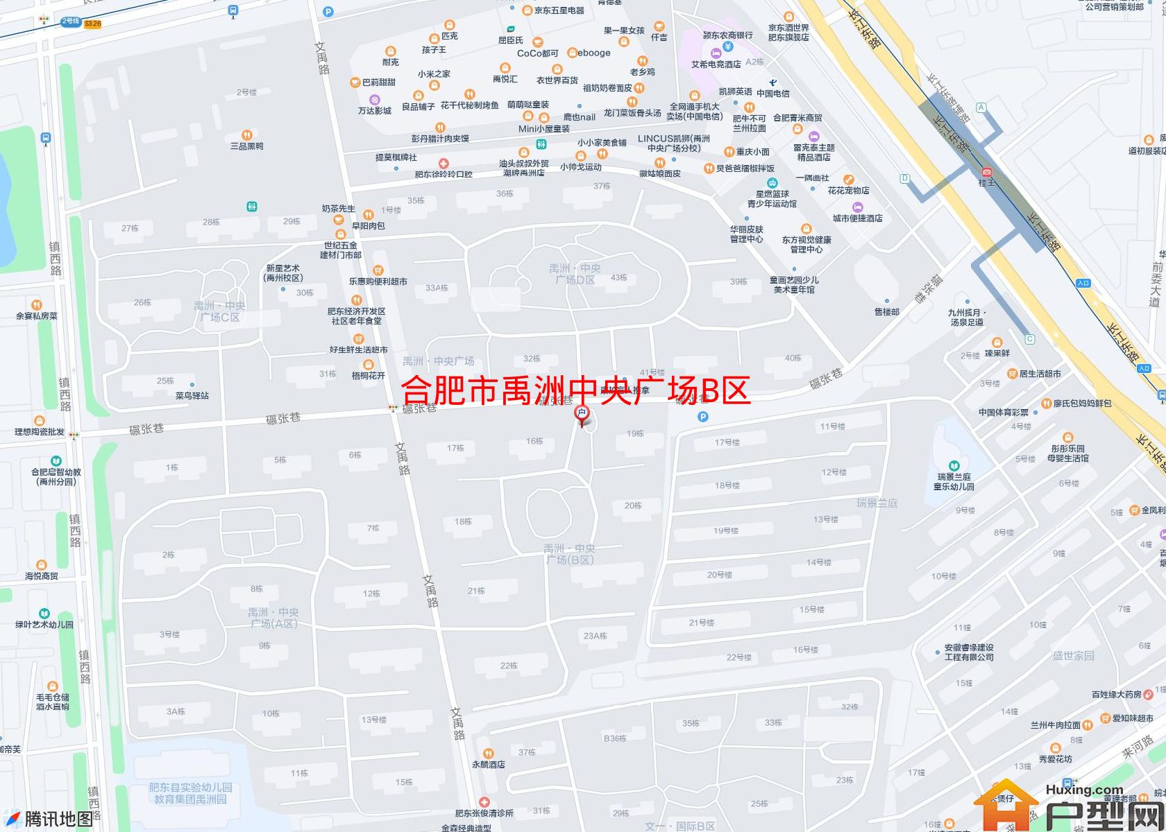 禹洲中央广场B区小区 - 户型网