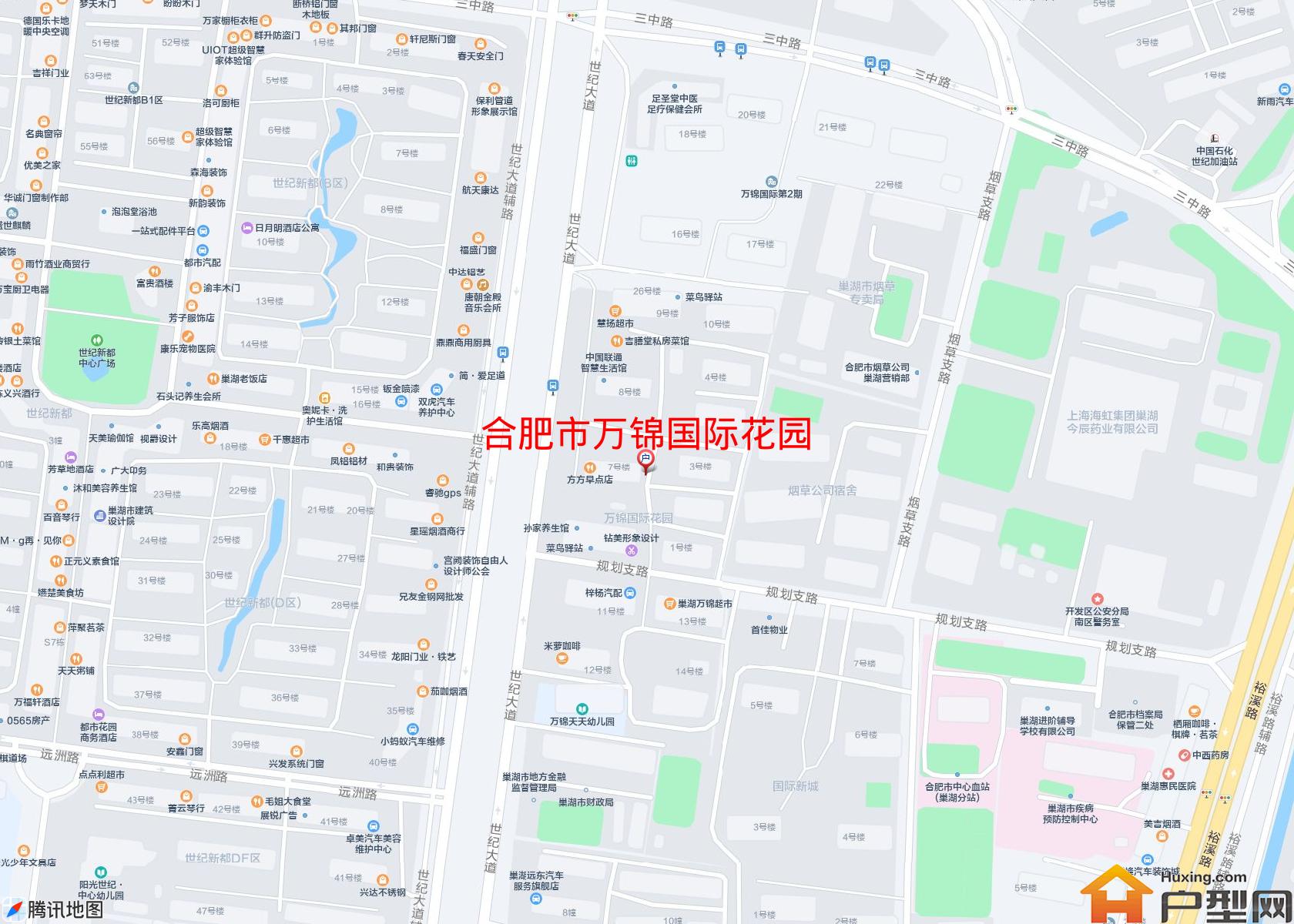 万锦国际花园小区 - 户型网