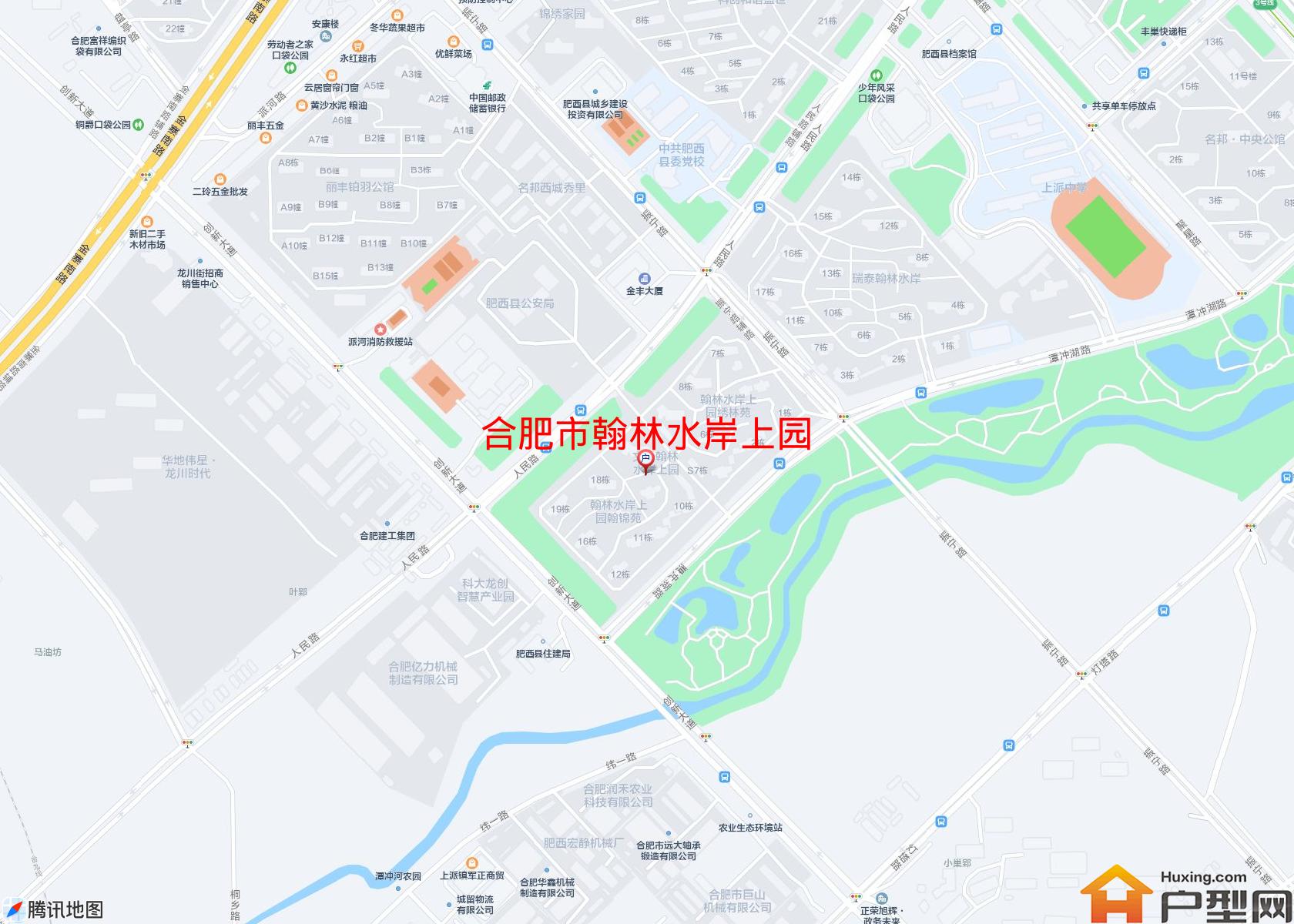 翰林水岸上园小区 - 户型网