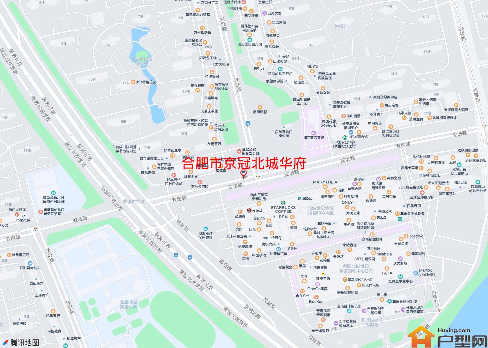 京冠北城华府小区 - 户型网