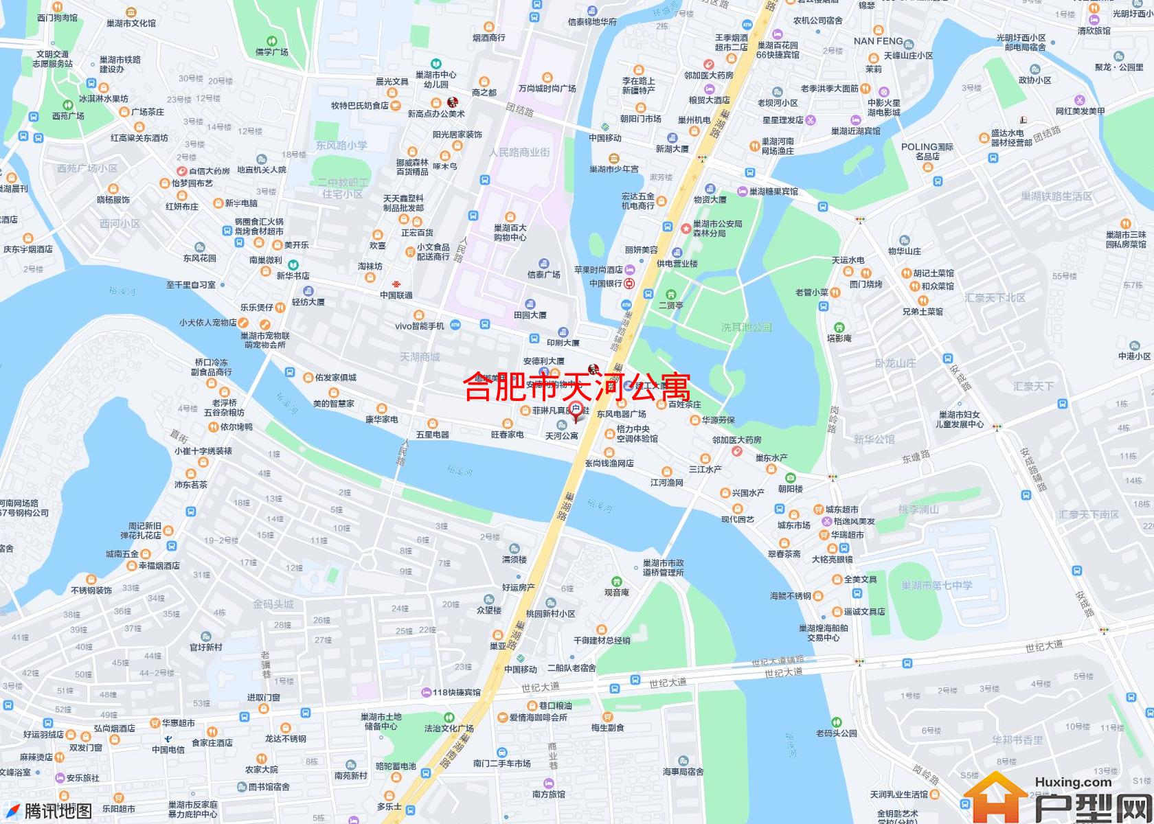 天河公寓小区 - 户型网