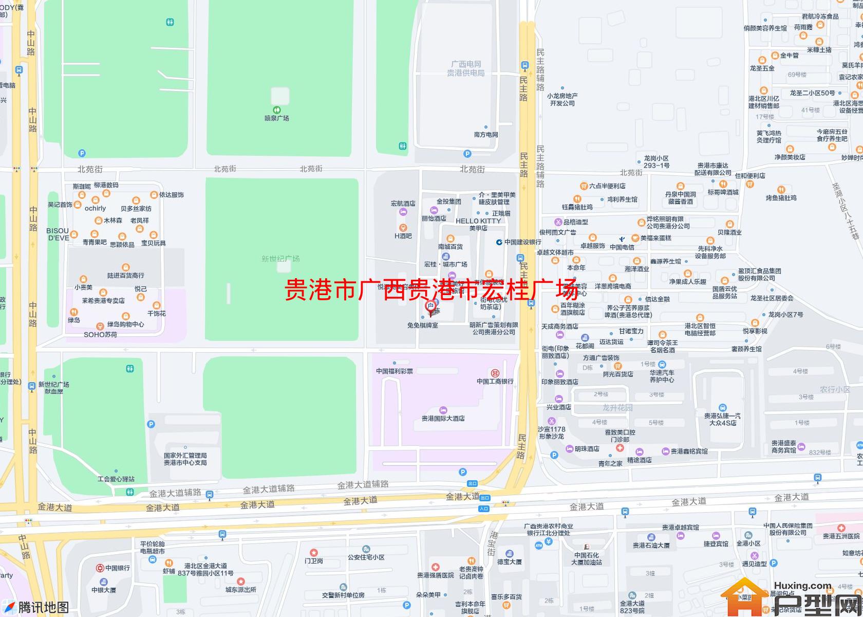 广西贵港市宏桂广场小区 - 户型网