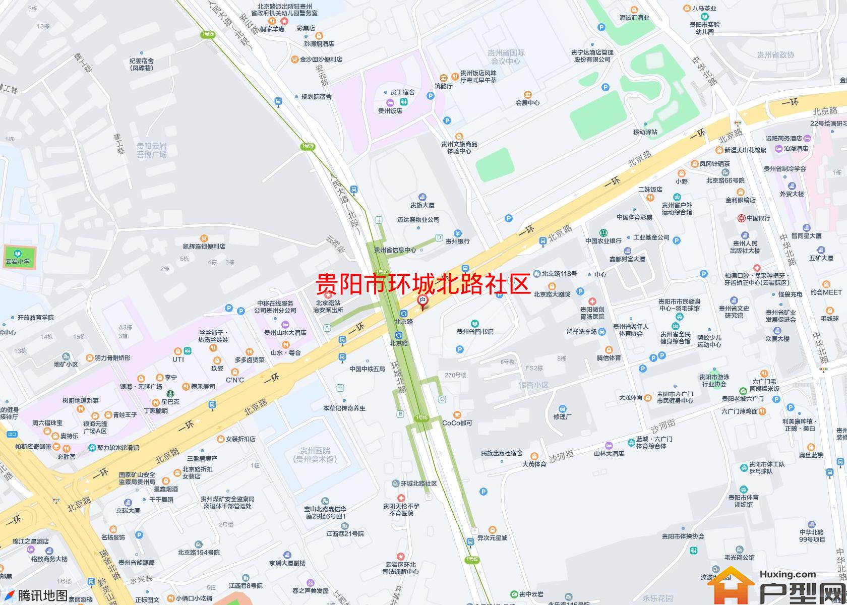 环城北路社区小区 - 户型网